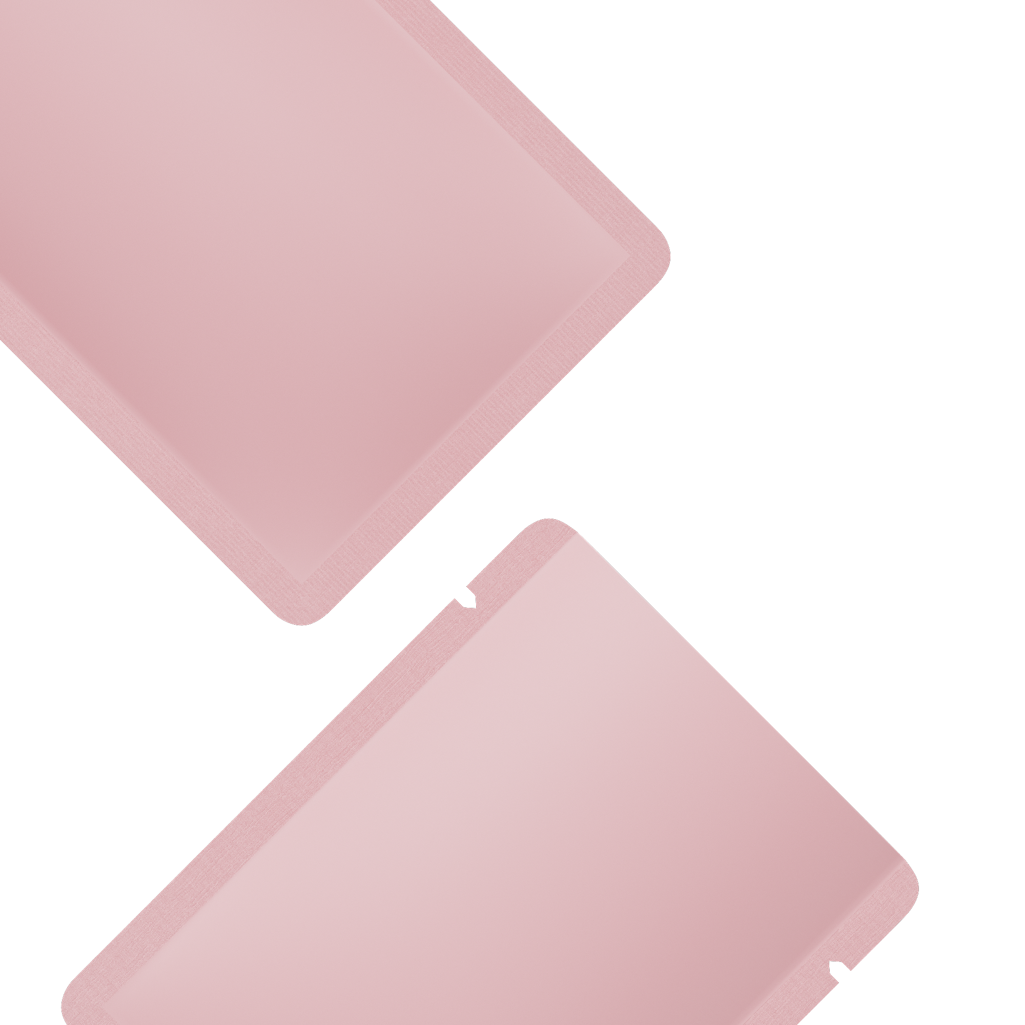 Double-Sided Matte Birthday Pink Aluminum Open Bottom Sample Double-Sided Matte Birthday Pink Aluminum Open Bottom Sample