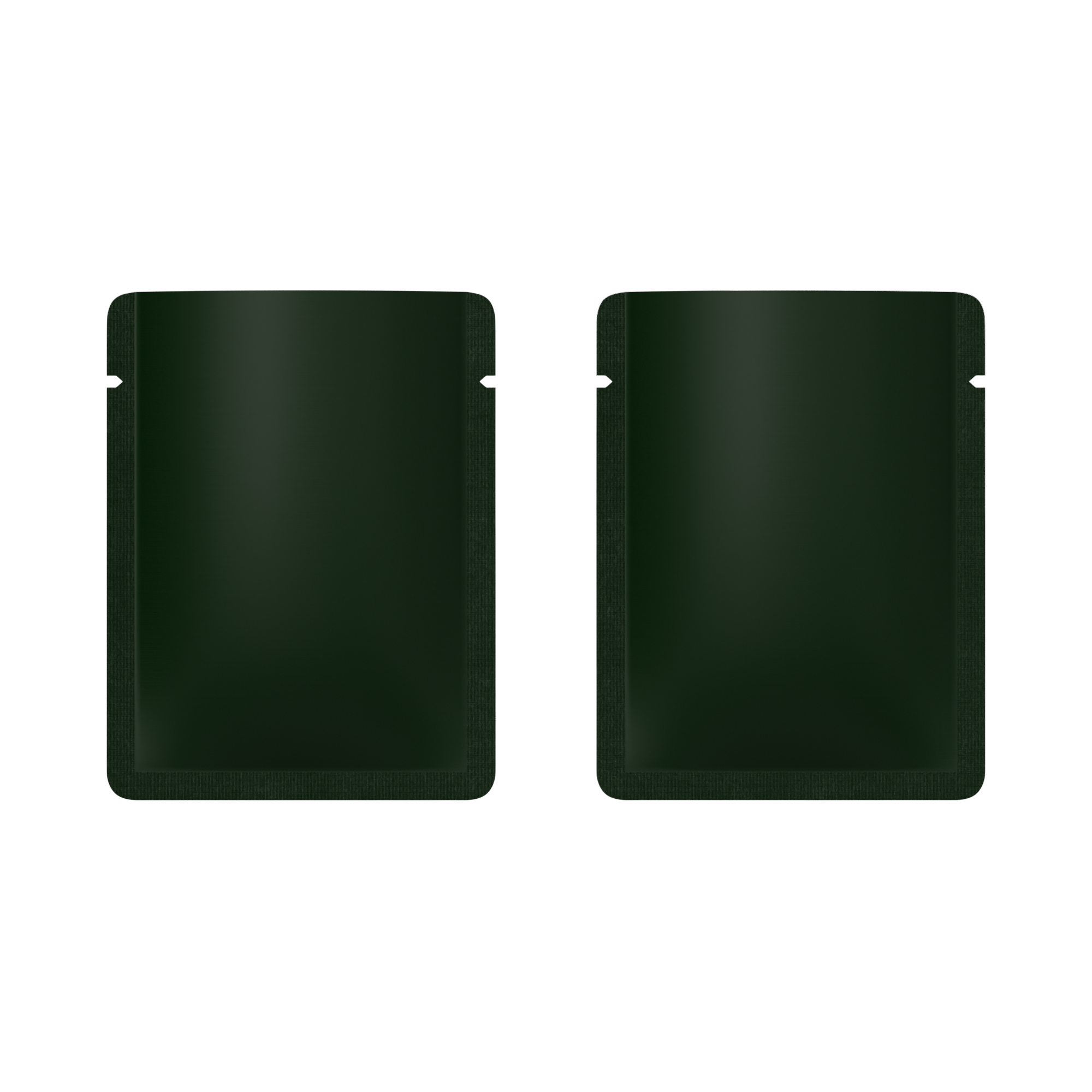 Double-Sided Matte Deep Teal Green Aluminum Open Bottom Double-Sided Matte Deep Teal Green Aluminum Open Bottom