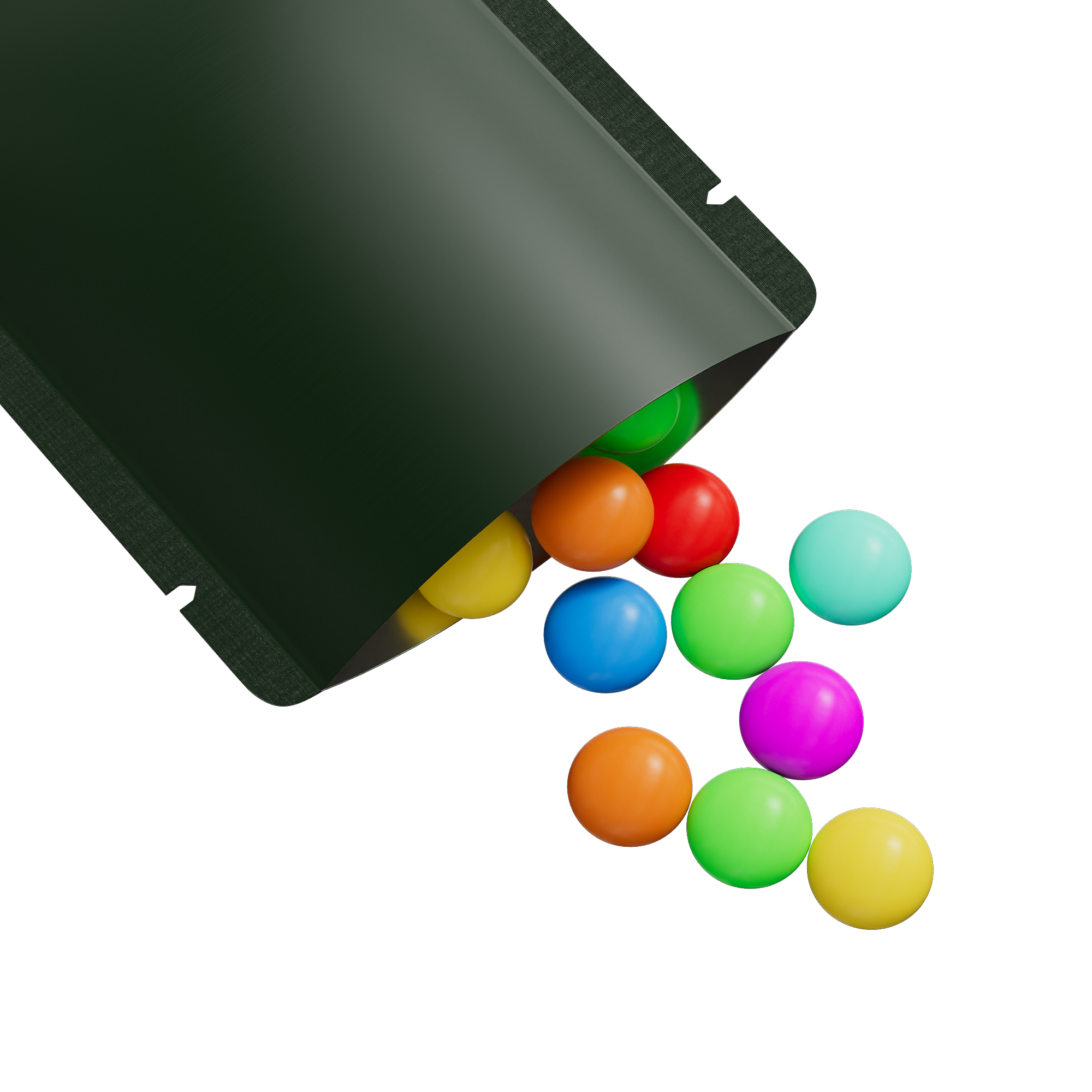 Double-Sided Matte Deep Teal Green Aluminum Open Bottom Double-Sided Matte Deep Teal Green Aluminum Open Bottom