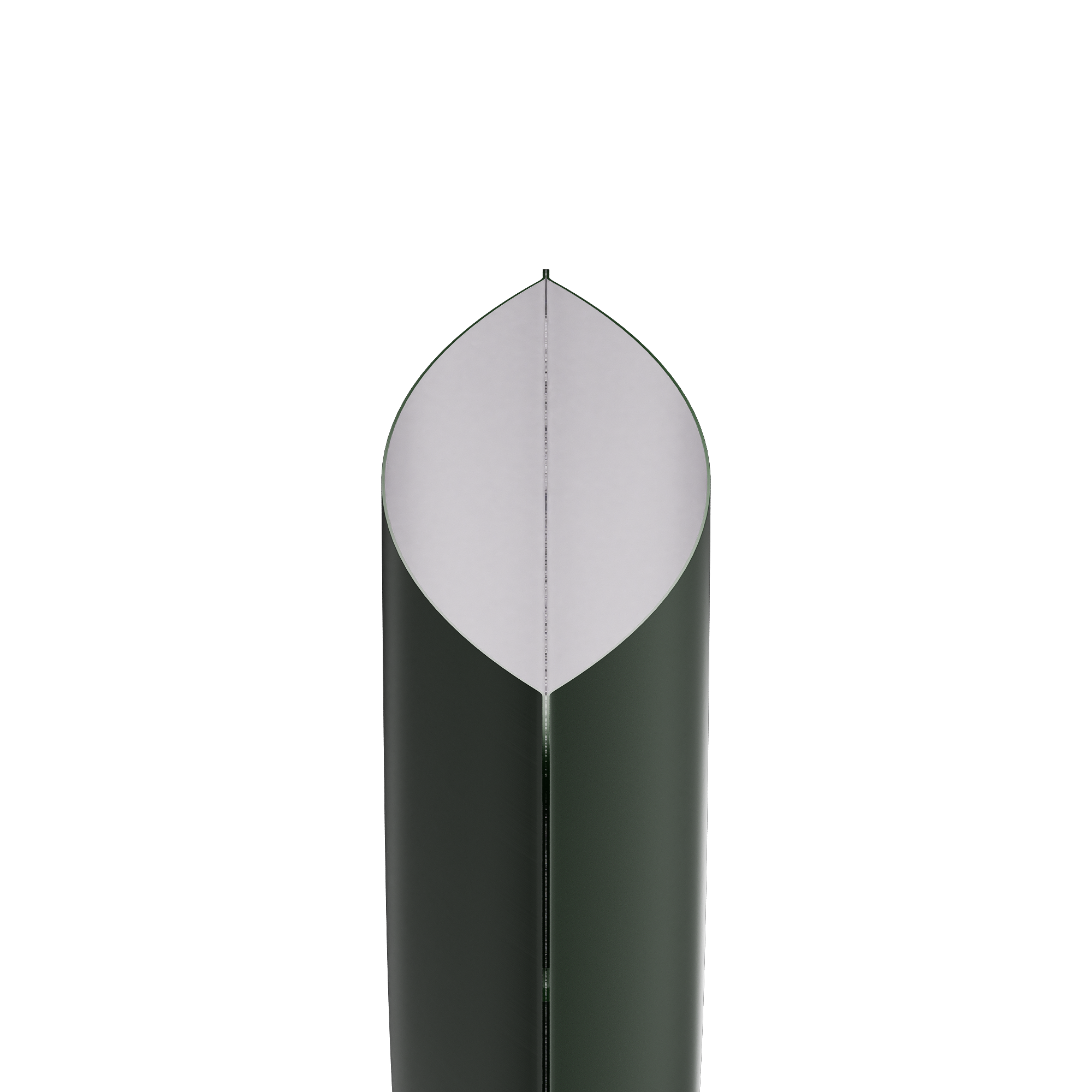 Double-Sided Matte Deep Teal Green Aluminum Open Bottom Double-Sided Matte Deep Teal Green Aluminum Open Bottom