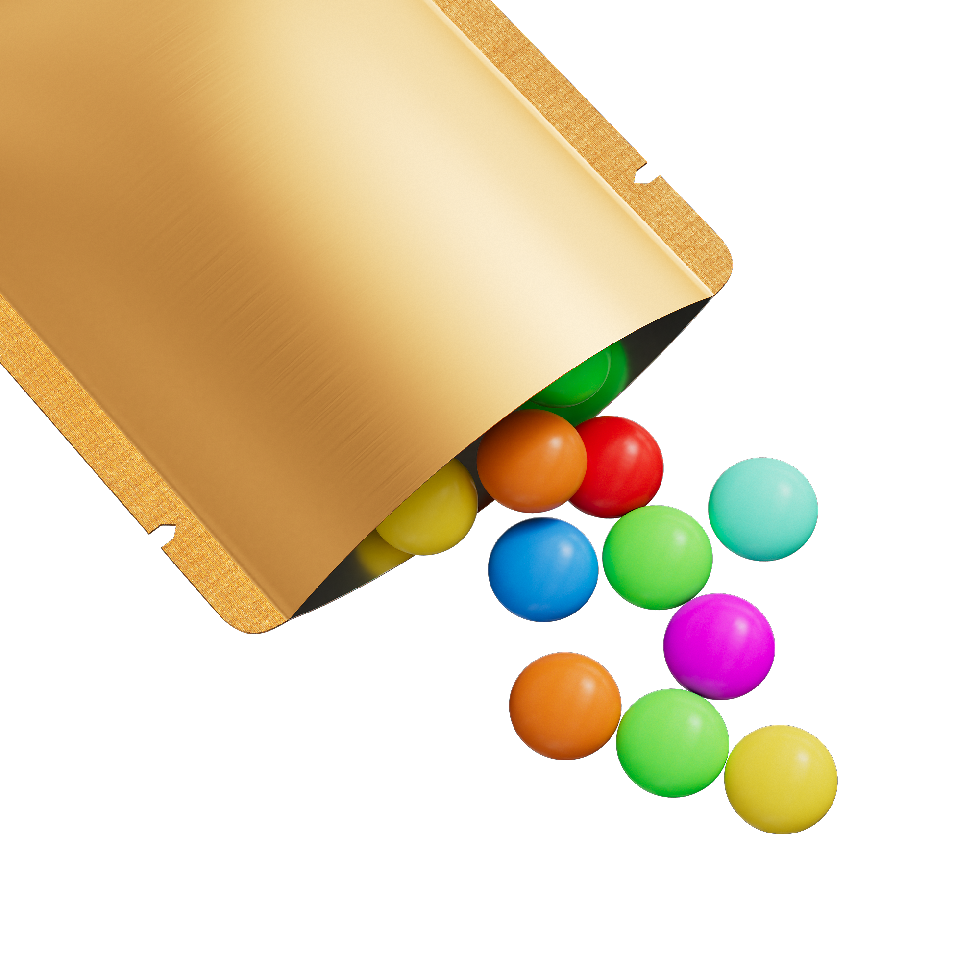 Double-Sided Matte Honey Gold Aluminum Open Bottom Sample Double-Sided Matte Honey Gold Aluminum Open Bottom Sample