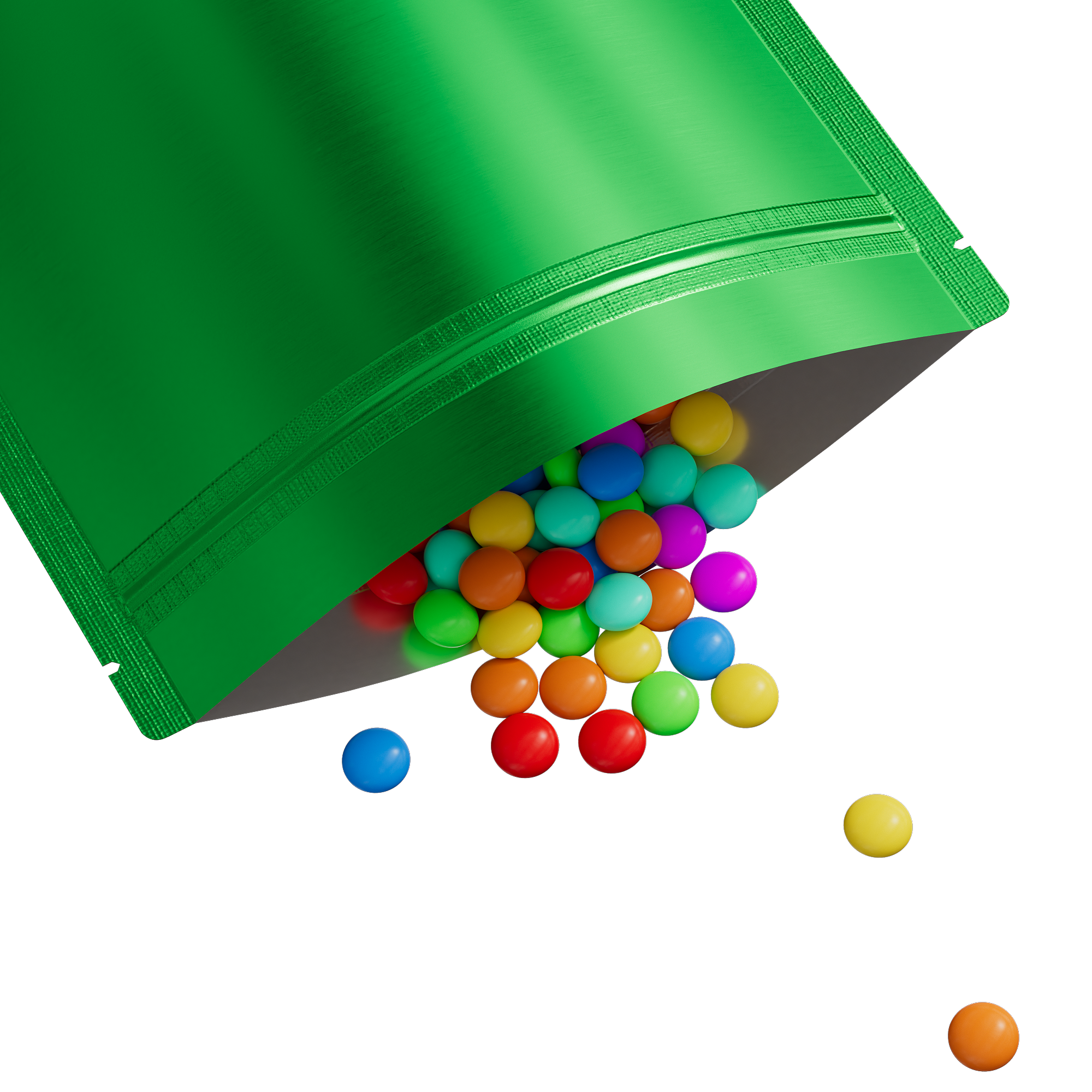 Double-Sided Matte Mylar Stand Strong Bags with Rounded Double-Sided Matte Mylar Stand Strong Bags with Rounded