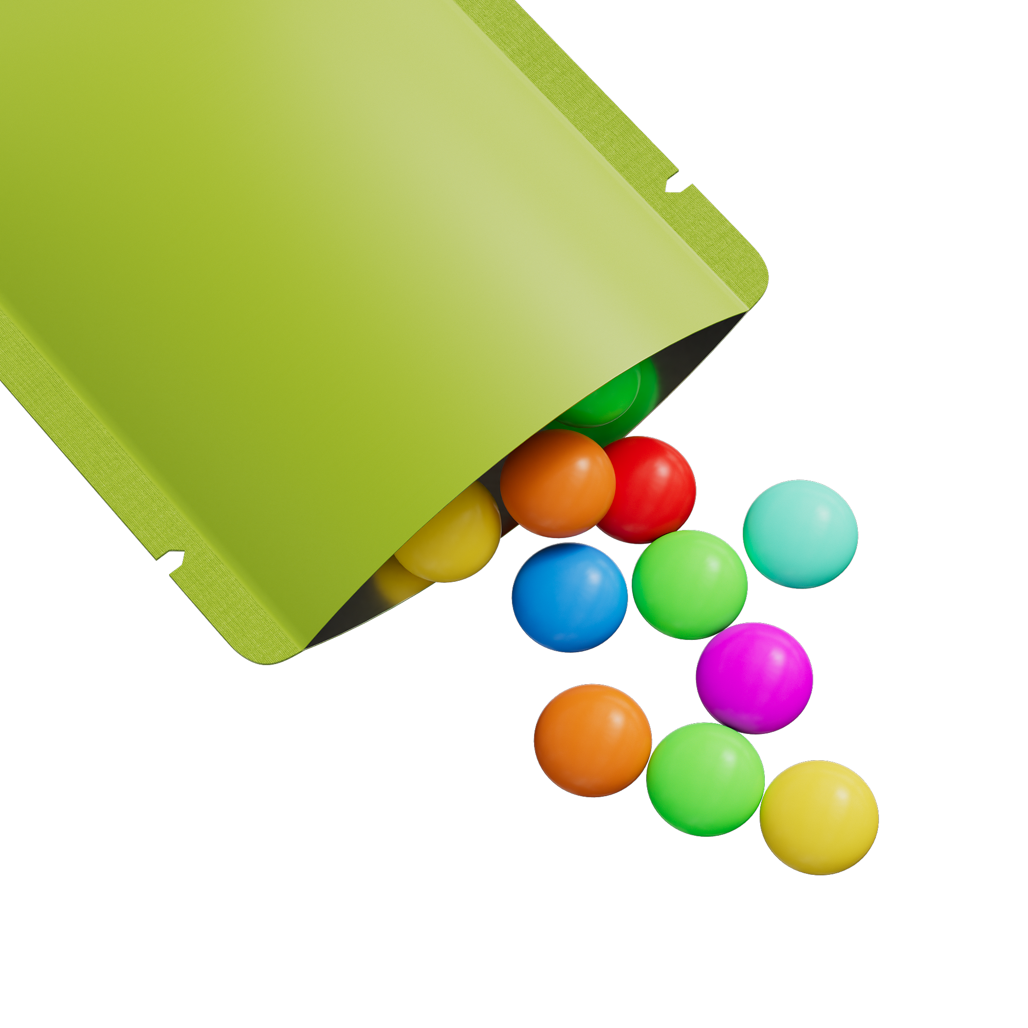 Double-Sided Matte Pistachio Green Aluminum Open Bottom Double-Sided Matte Pistachio Green Aluminum Open Bottom