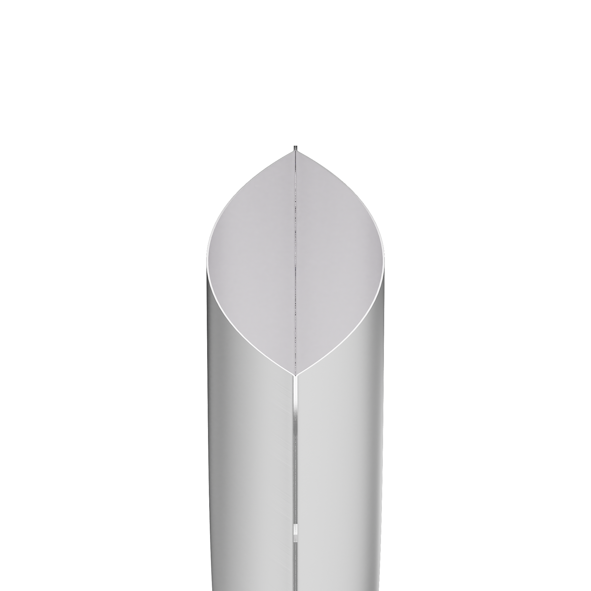 Double-Sided Matte Silver Steel Aluminum Open Bottom Sample Double-Sided Matte Silver Steel Aluminum Open Bottom Sample