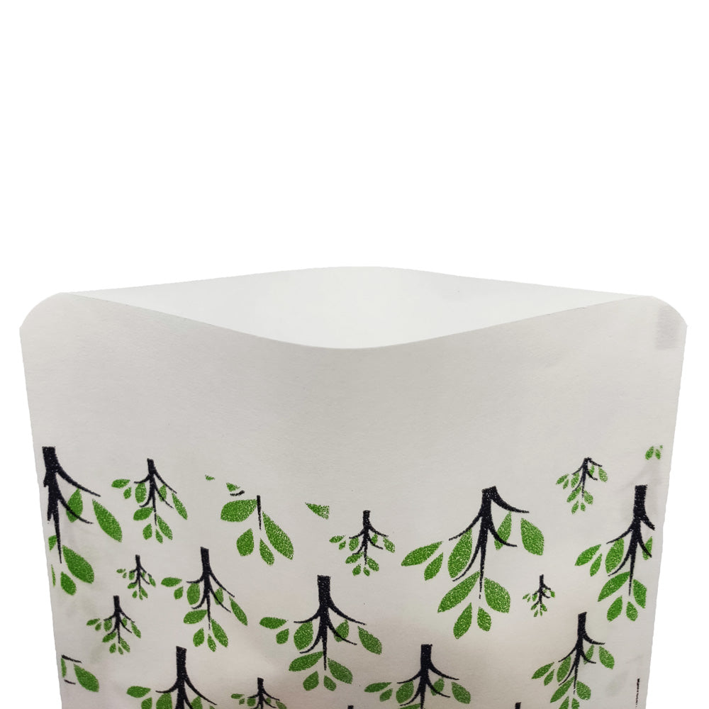 Double-Sided Paper Tree Design Open Top Bags Double-Sided Paper Tree Design Open Top Bags