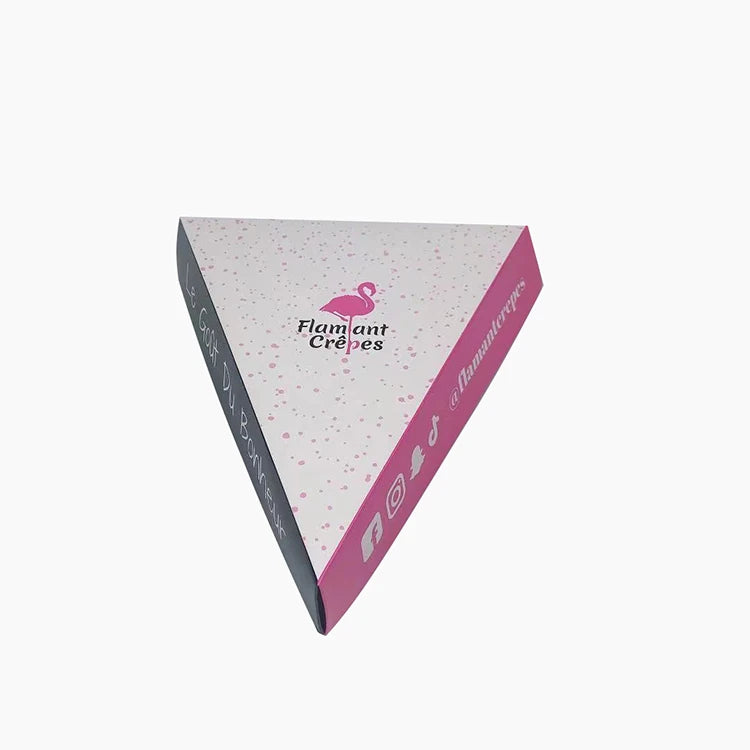 Eco-friendly Collapisable Customized Art Paper Box Triangle