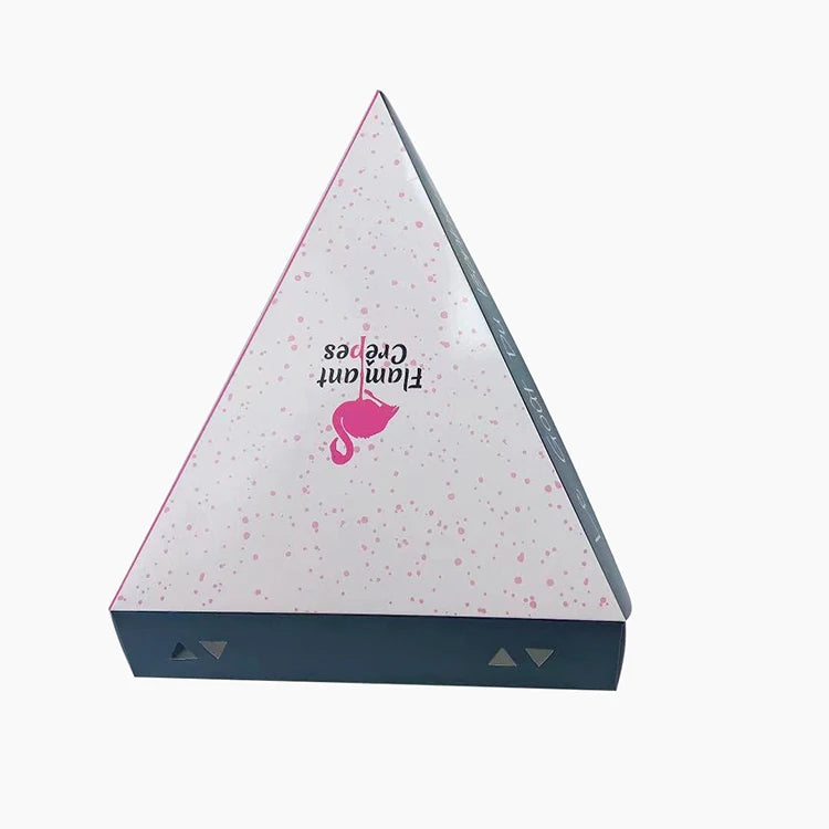 Eco-friendly Collapisable Customized Art Paper Box Triangle Eco-friendly Collapisable Customized Art Paper Box Triangle