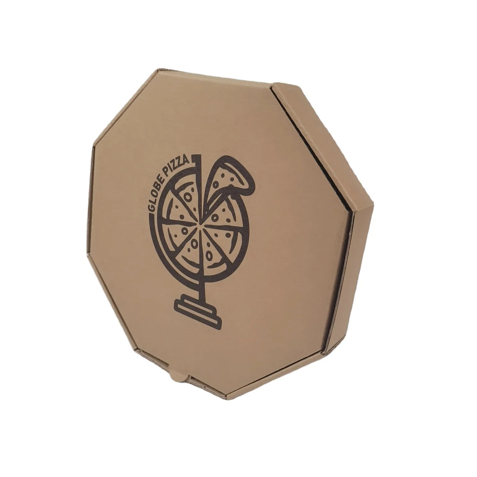 Eco Friendly Corrugated Board Round Pizza Boxes Customized Eco Friendly Corrugated Board Round Pizza Boxes Customized