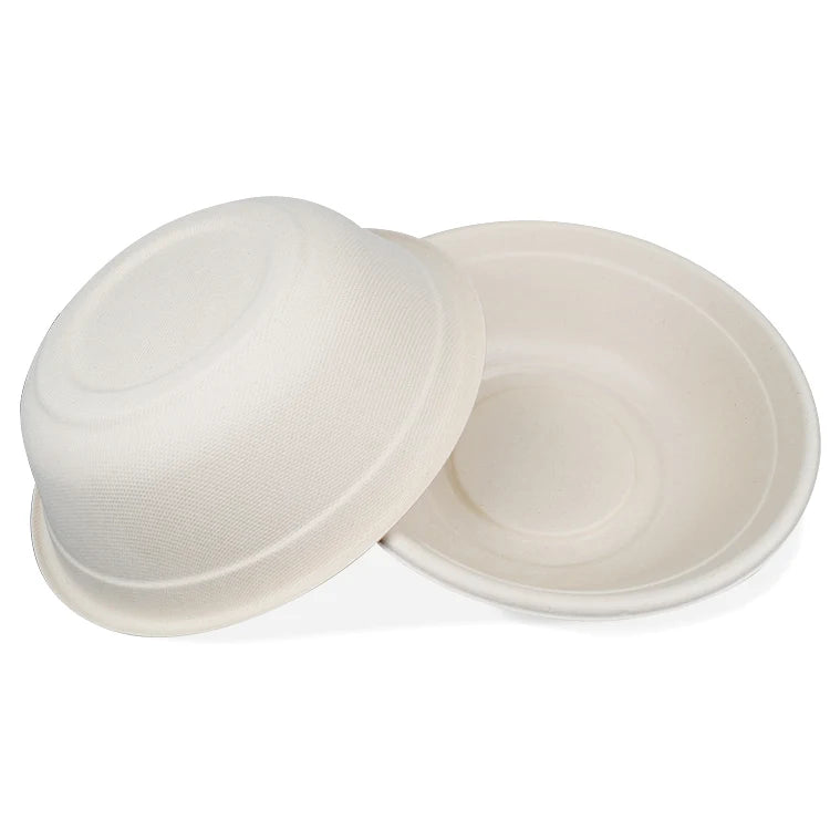 Eco-friendly Disposable Sugarcane Pulp Paper Bowl Eco-friendly Disposable Sugarcane Pulp Paper Bowl