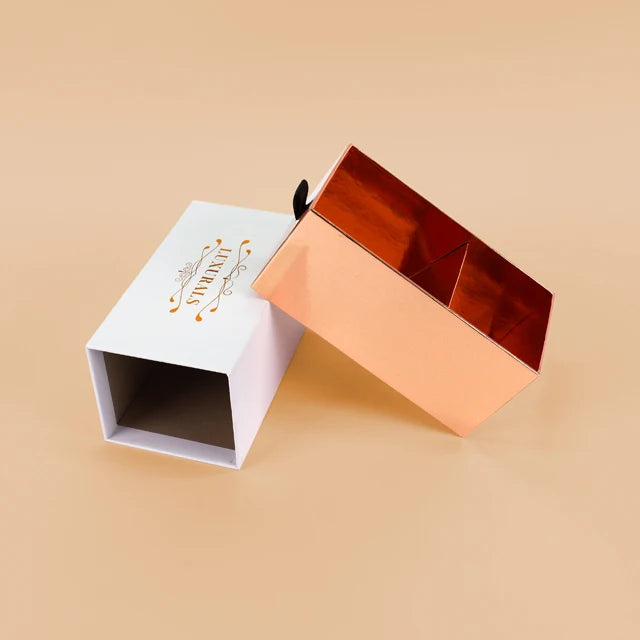 Elegant Custom Logo Printed Cardboard Drawer-Style Candle