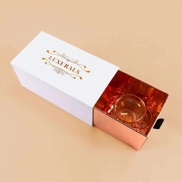 Elegant Custom Logo Printed Cardboard Drawer-Style Candle Elegant Custom Logo Printed Cardboard Drawer-Style Candle