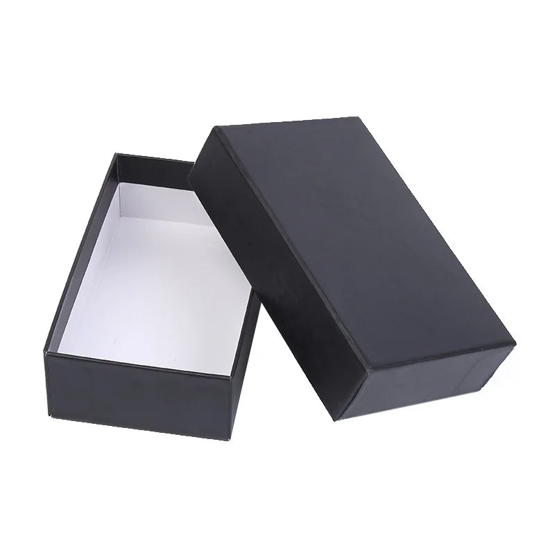 Elegant Custom logo Shoes Black Rigid Cardboard Paper Box Elegant Custom logo Shoes Black Rigid Cardboard Paper Box