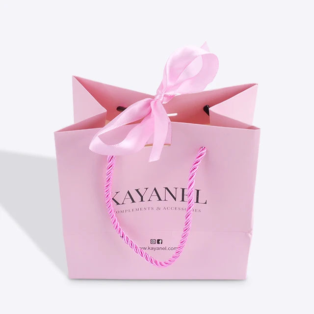 Luxury Pink Color Shopping Mini Wedding Jewelry Gift
