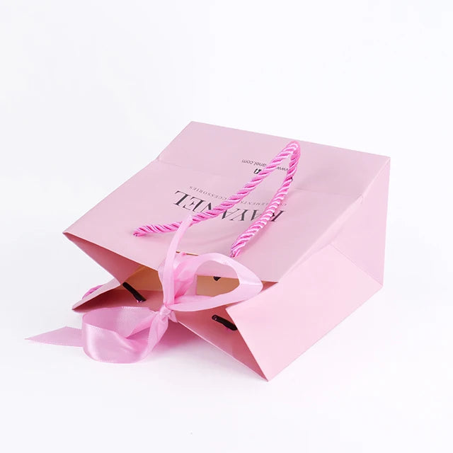 Luxury Pink Color Shopping Mini Wedding Jewelry Gift Luxury Pink Color Shopping Mini Wedding Jewelry Gift