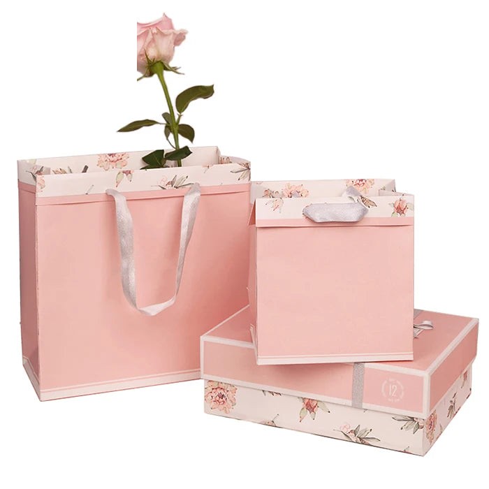 Supplier Custom logo Paper Shopping Bag with Handles Supplier Custom logo Paper Shopping Bag with Handles