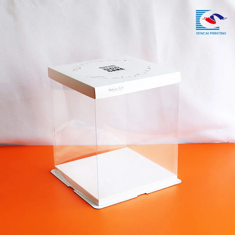 Fancy Custom Printed Cake Bakery Paper Box with PVC Window Fancy Custom Printed Cake Bakery Paper Box with PVC Window