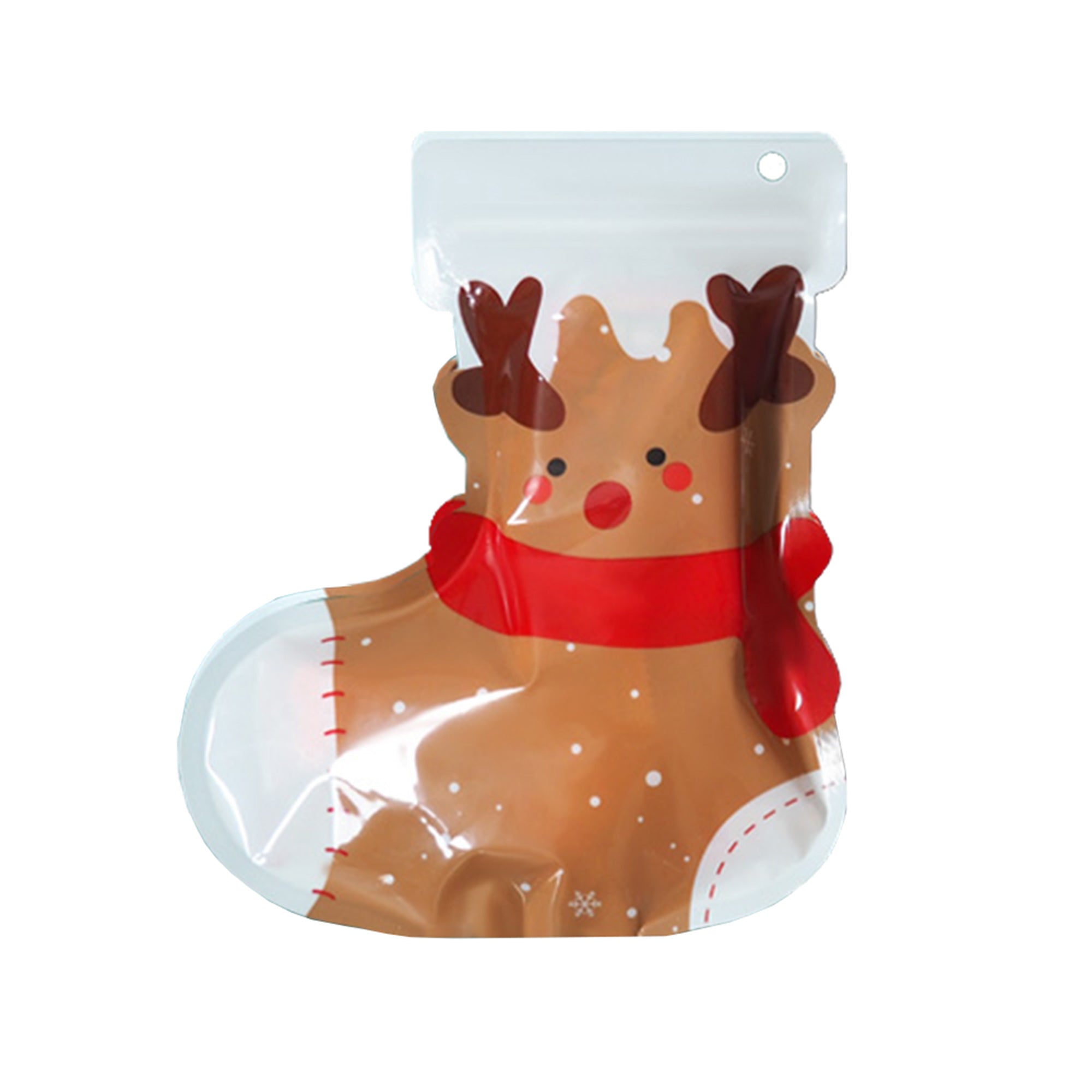 Festive Flat Zipper Seal Bags – Christmas Stocking Festive Flat Zipper Seal Bags – Christmas Stocking