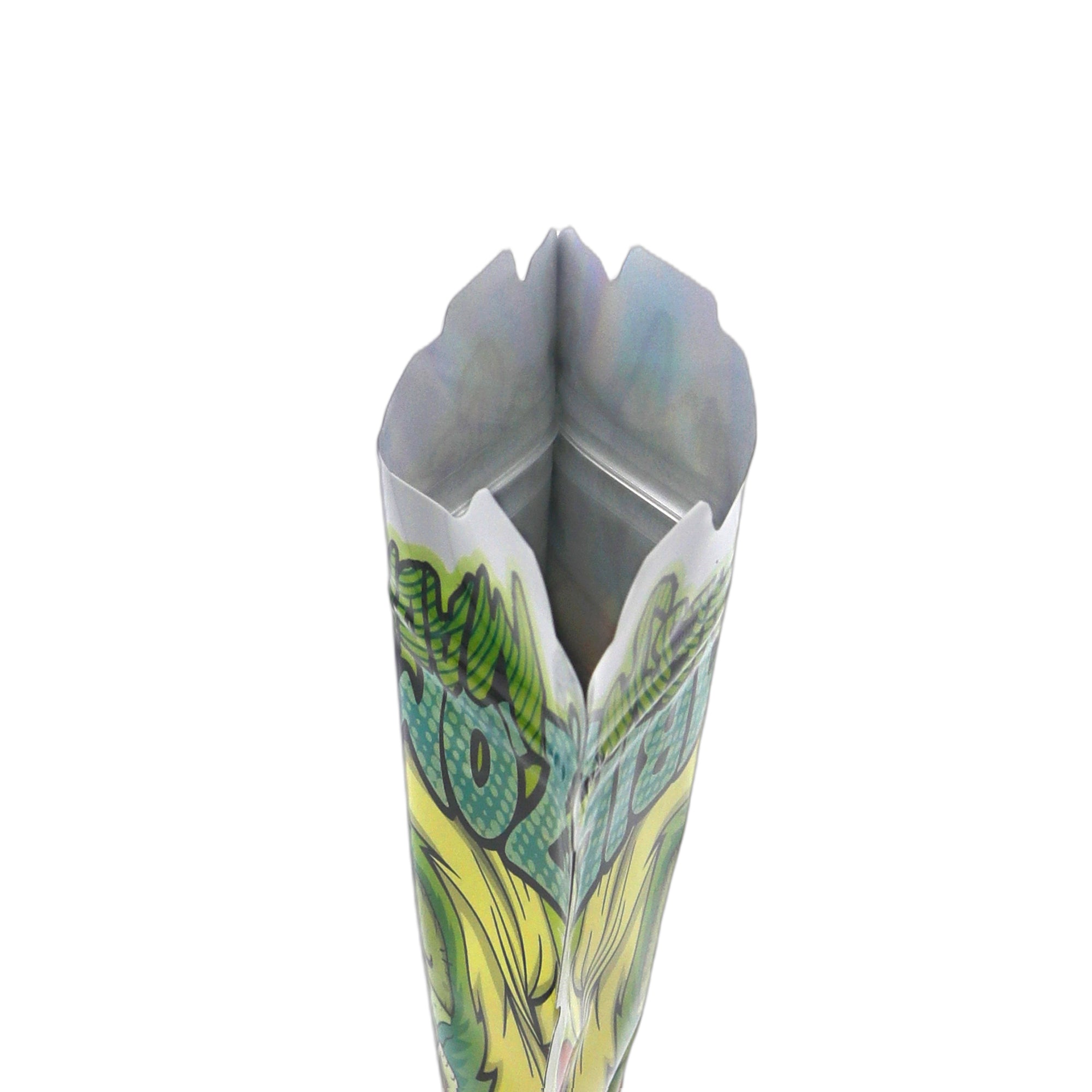 Flat Zipper Bottom Seal Bags – Holographic Gorilla Zombie Flat Zipper Bottom Seal Bags – Holographic Gorilla Zombie