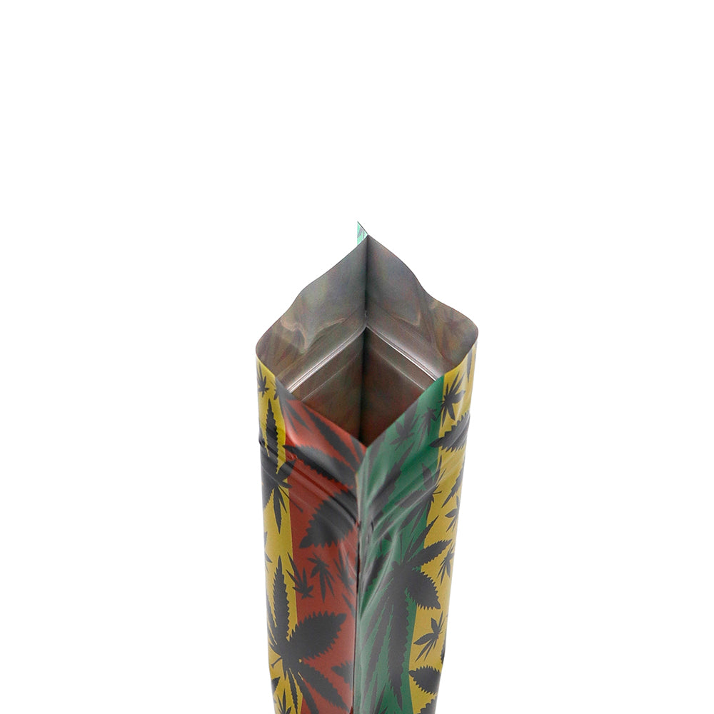 Flat Zipper Seal Bags – Holographic Jamaican Theme Smell Flat Zipper Seal Bags – Holographic Jamaican Theme Smell