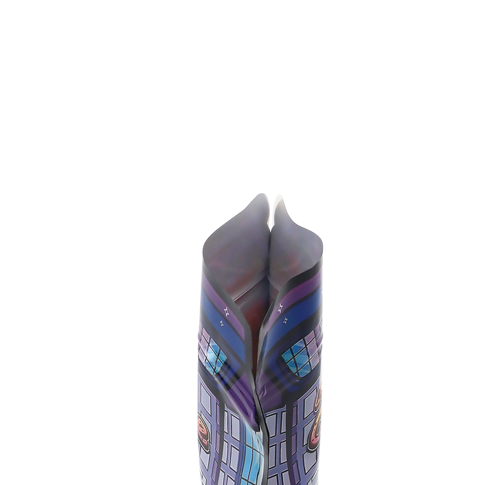 Flat Zipper Seal Bags – Holographic Milk Carton Die-Cut Flat Zipper Seal Bags – Holographic Milk Carton Die-Cut