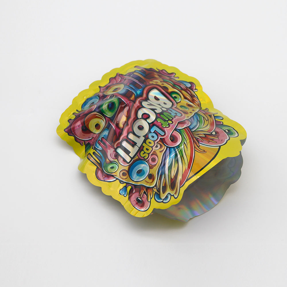 Flat Zipper Seal – Colorful Cereal Design Smell Proof Mylar Flat Zipper Seal – Colorful Cereal Design Smell Proof Mylar