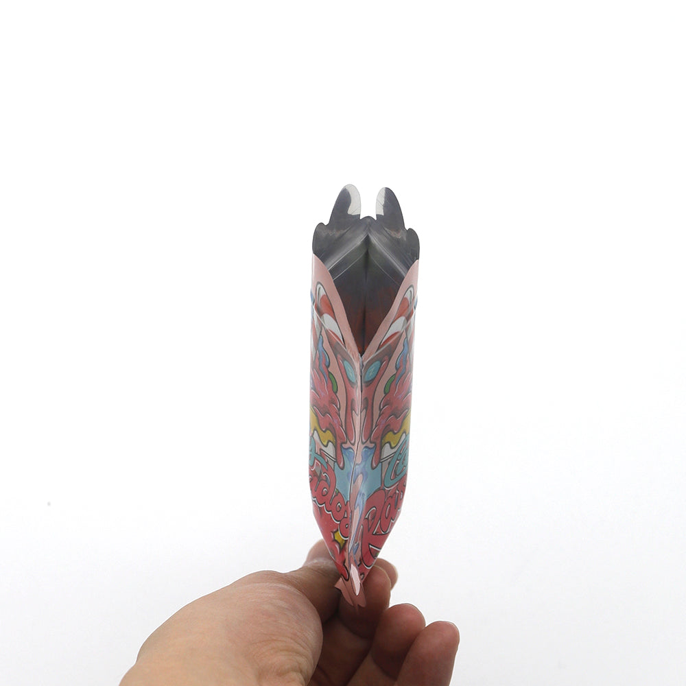 Flat Zipper Seal – Die Cut Shaved Ice Candy Cup Smell Proof Flat Zipper Seal – Die Cut Shaved Ice Candy Cup Smell Proof
