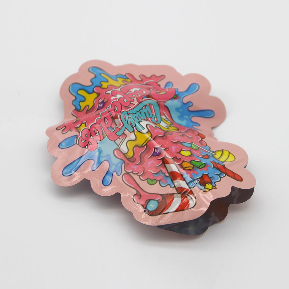 Flat Zipper Seal – Die Cut Shaved Ice Candy Cup Smell Proof Flat Zipper Seal – Die Cut Shaved Ice Candy Cup Smell Proof
