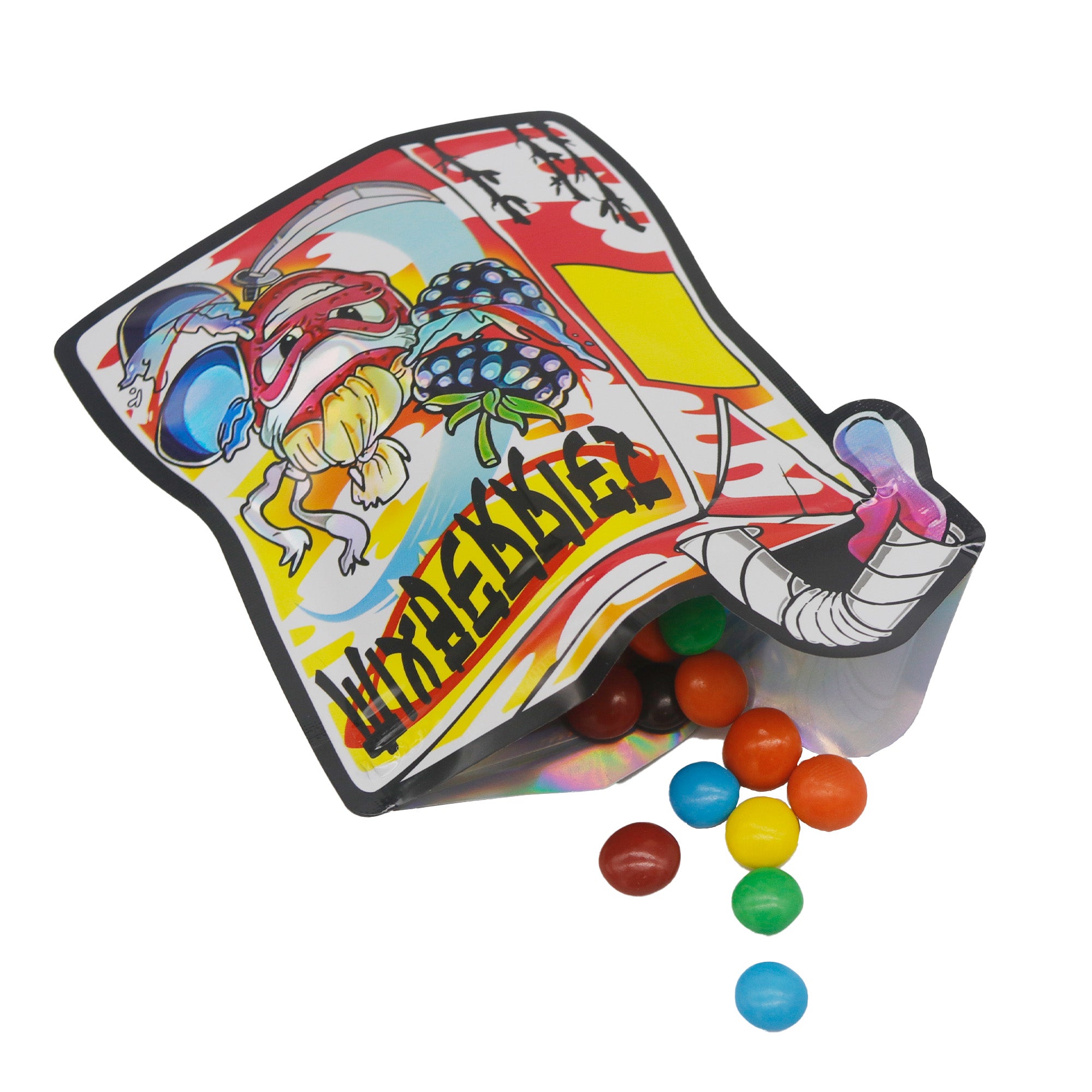 Flat Zipper Seal – Holographic Die Cut Juice Box Smell Proof Flat Zipper Seal – Holographic Die Cut Juice Box Smell Proof