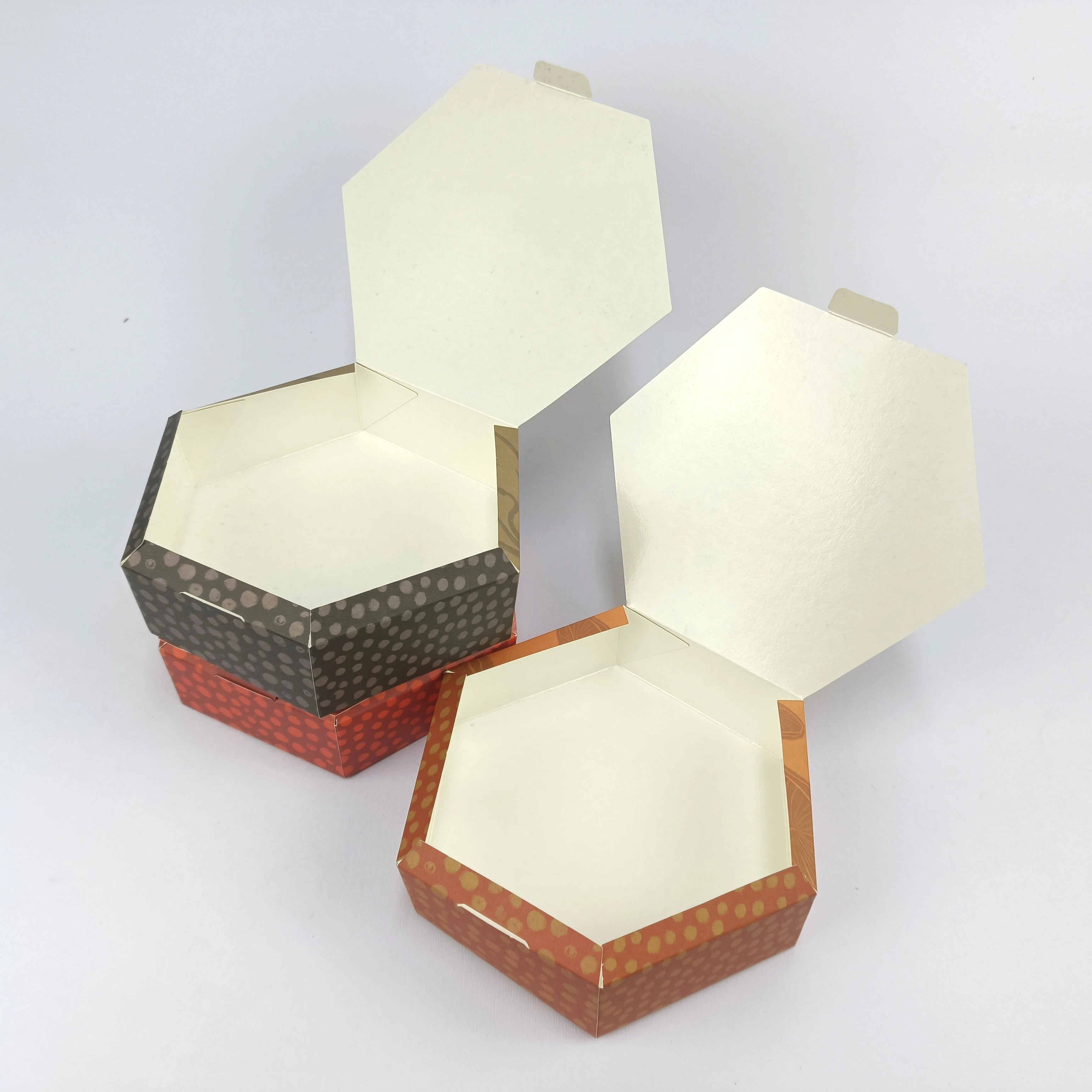 Food Grade Art Paper Seafood Paella Takeaway Packaging Boxes Food Grade Art Paper Seafood Paella Takeaway Packaging Boxes