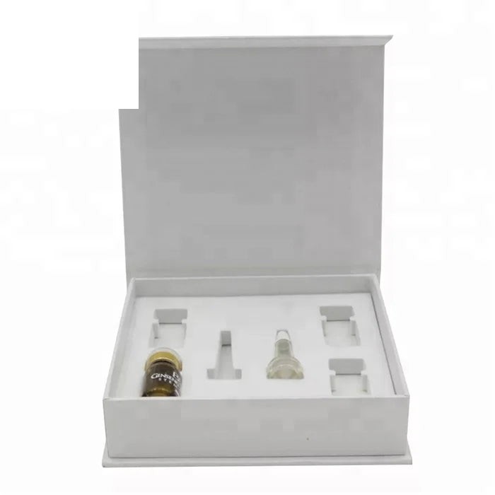 Custom logo Magnetic White Skincare Cardboard Paper Box with Custom logo Magnetic White Skincare Cardboard Paper Box with