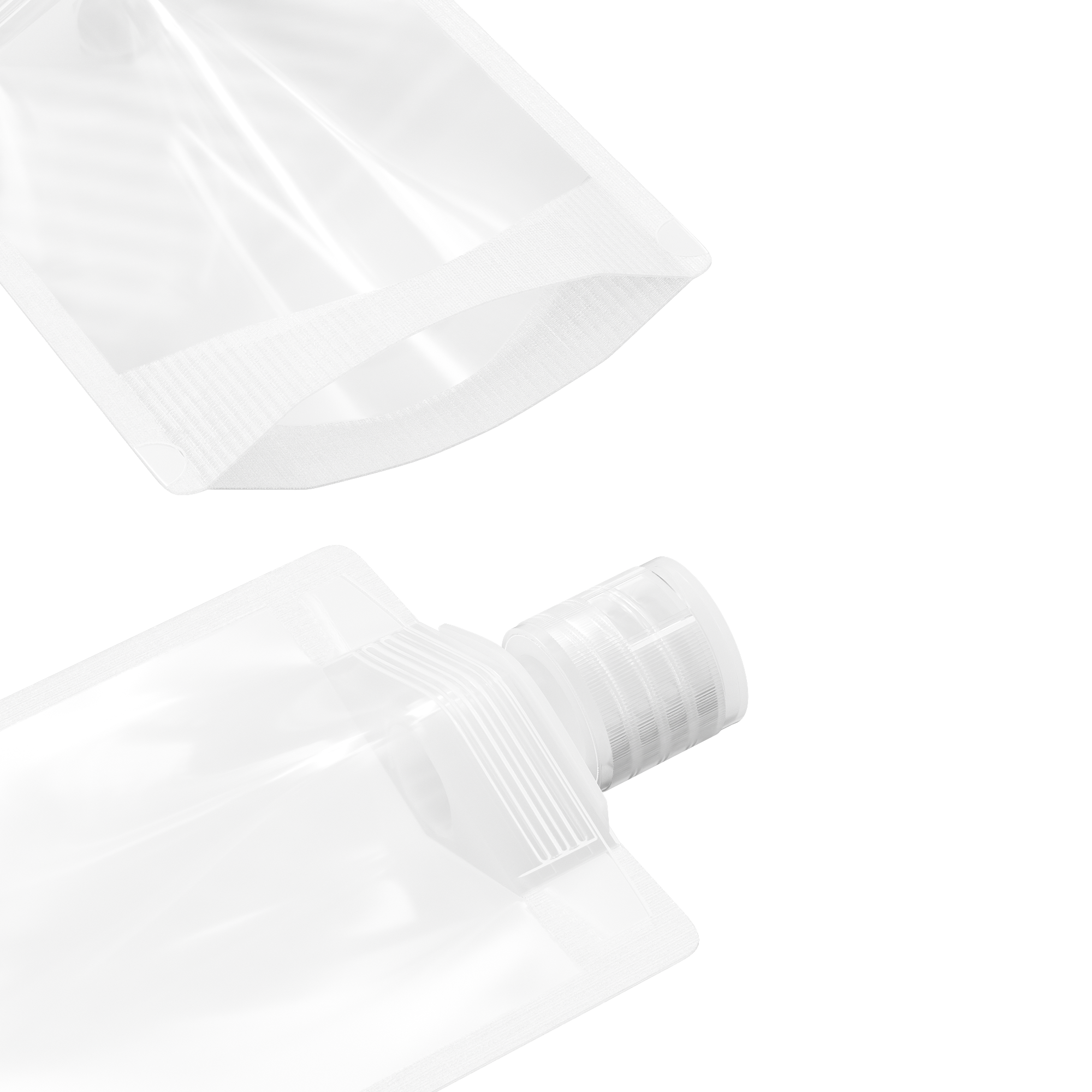 Frosted Translucent Stand Pouch with Top Wide Mouth Flip Top Frosted Translucent Stand Pouch with Top Wide Mouth Flip Top