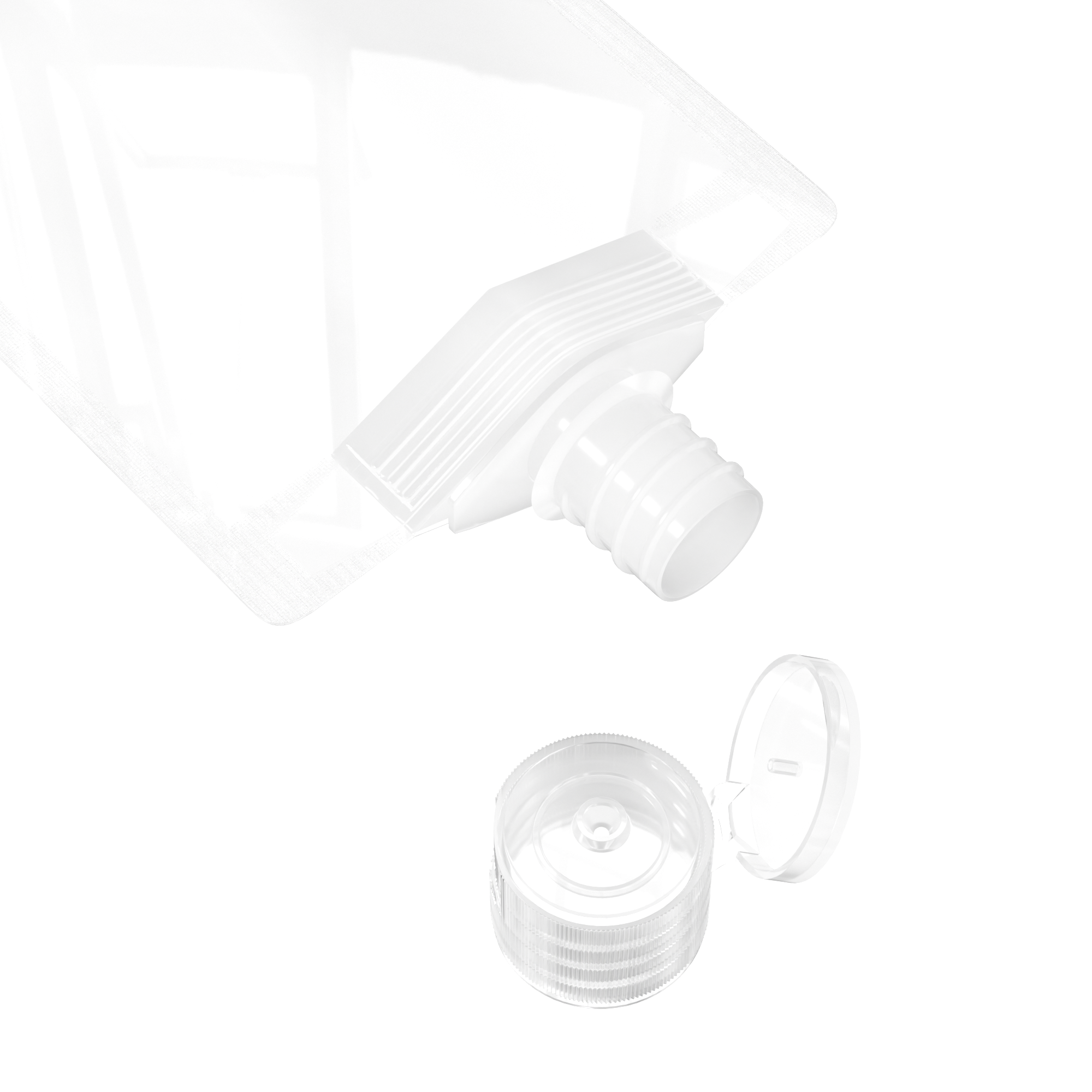 Frosted Translucent Stand Pouch with Top Wide Mouth Flip Top Frosted Translucent Stand Pouch with Top Wide Mouth Flip Top