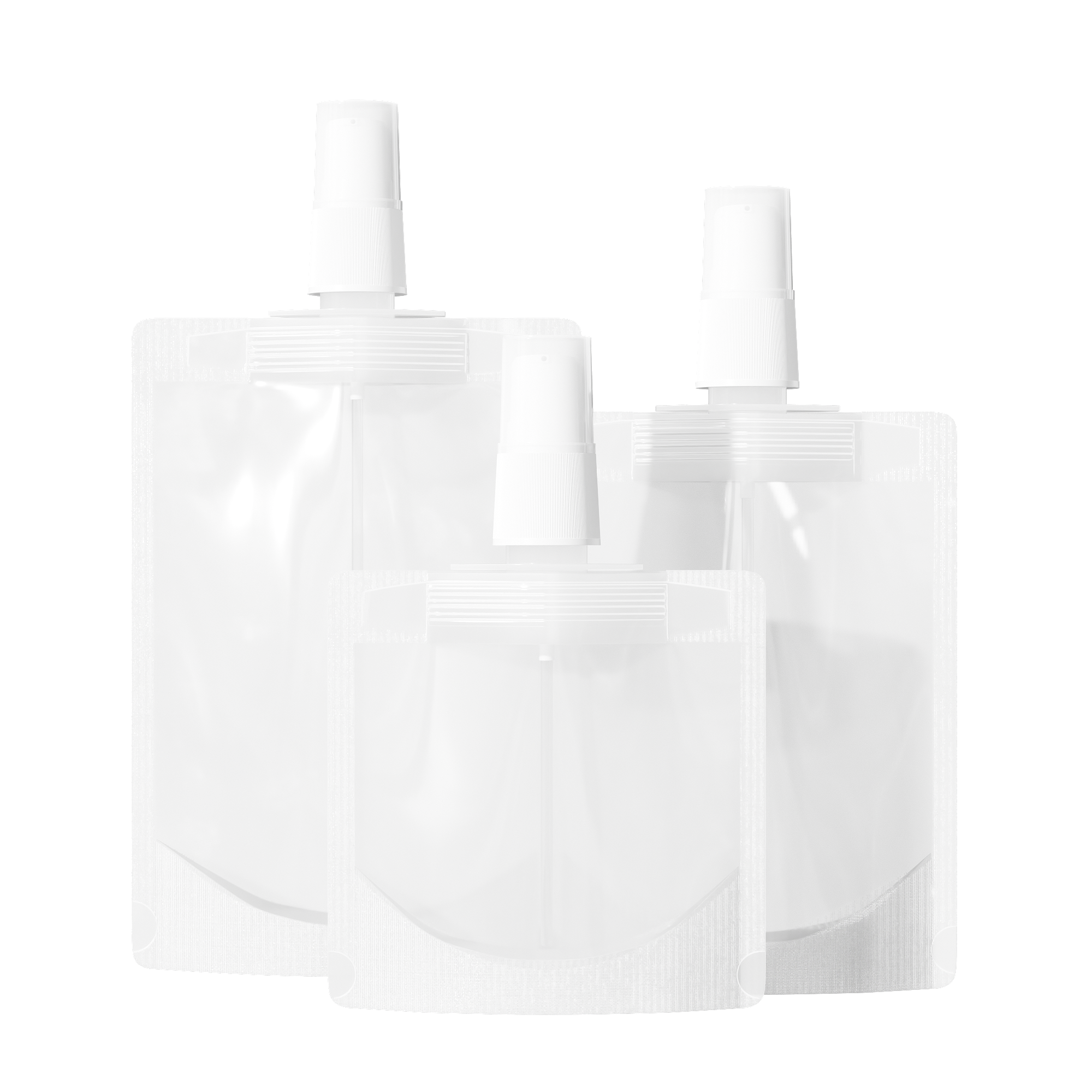 Frosted Translucent Stand Pouch with Top Wide Mouth Serum