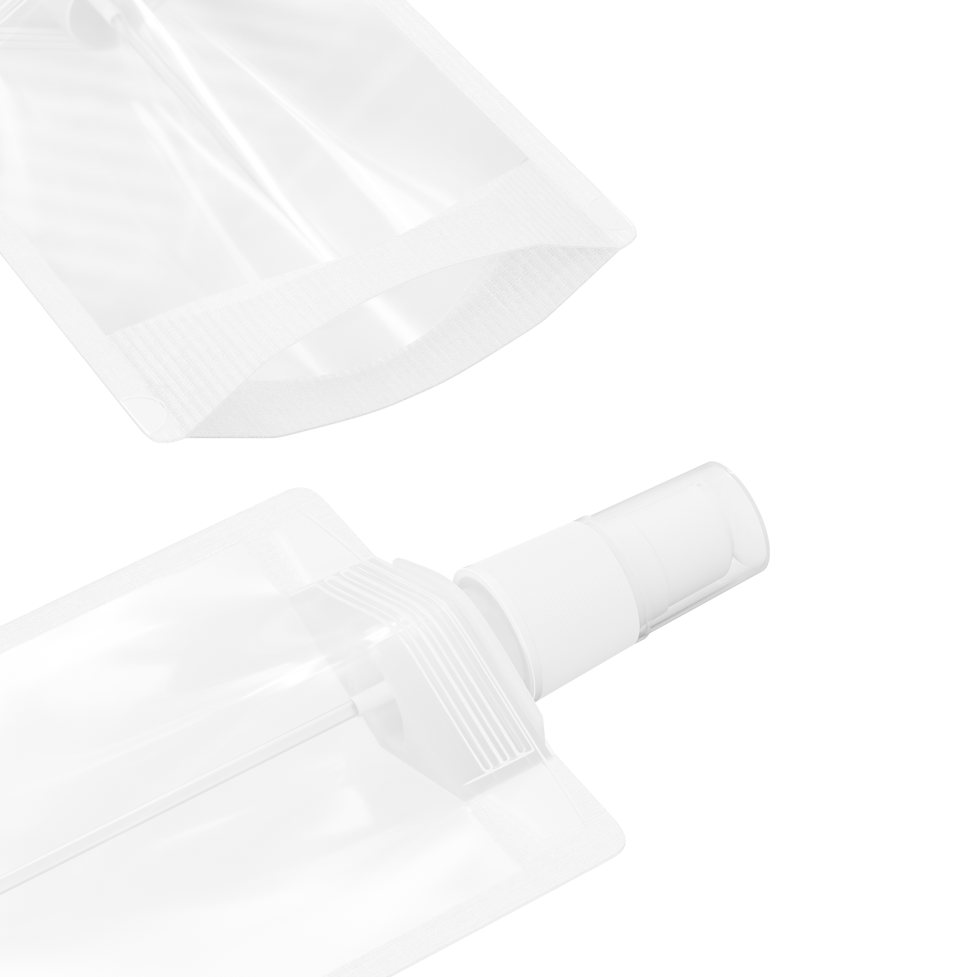 Frosted Translucent Stand Pouch with Top Wide Mouth Serum Frosted Translucent Stand Pouch with Top Wide Mouth Serum