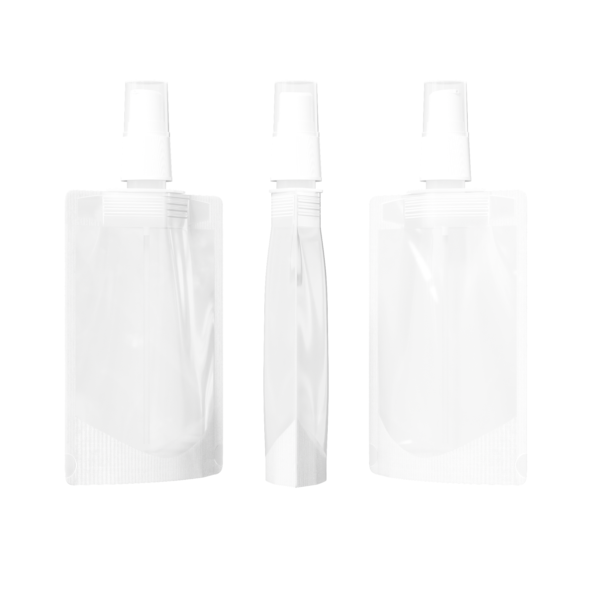 Frosted Translucent Stand Pouch with Top Wide Mouth Serum Frosted Translucent Stand Pouch with Top Wide Mouth Serum