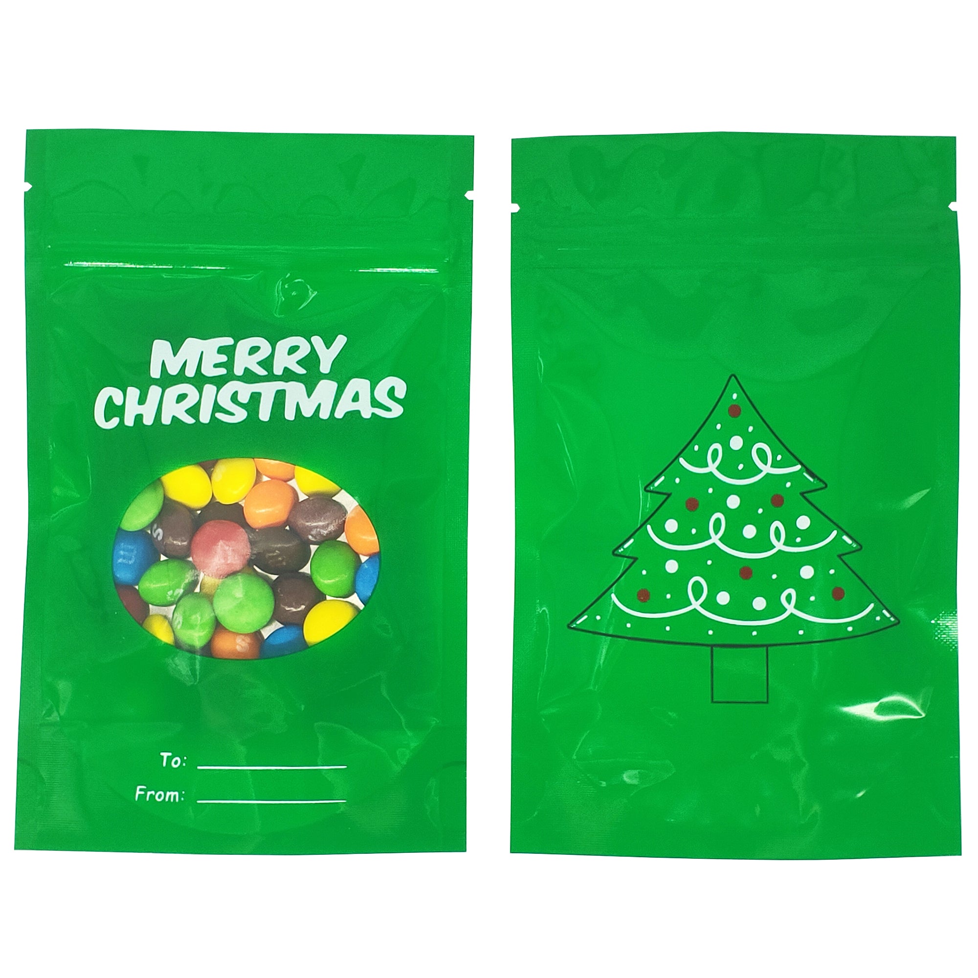 Glossy Christmas Design Round Window Plastic and Mylar Stand Glossy Christmas Design Round Window Plastic and Mylar Stand