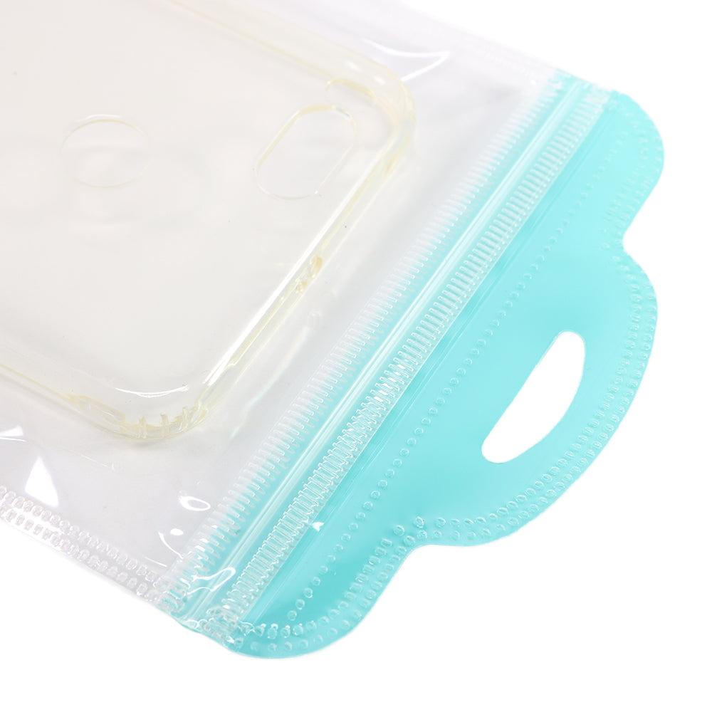 Glossy Clear Front and Half-Colored Design Zipper Seal Bags Glossy Clear Front and Half-Colored Design Zipper Seal Bags
