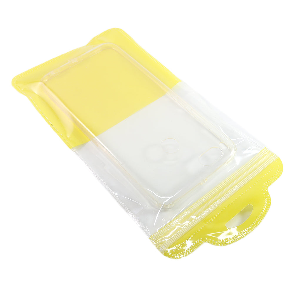 Glossy Clear Front and Half-Colored Design Zipper Seal Bags Glossy Clear Front and Half-Colored Design Zipper Seal Bags