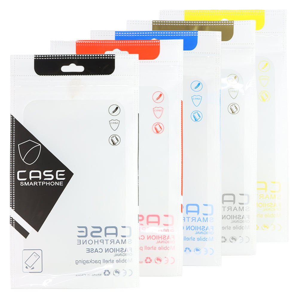 Glossy Clear Window Case Print Packaging Flat Zipper Seal