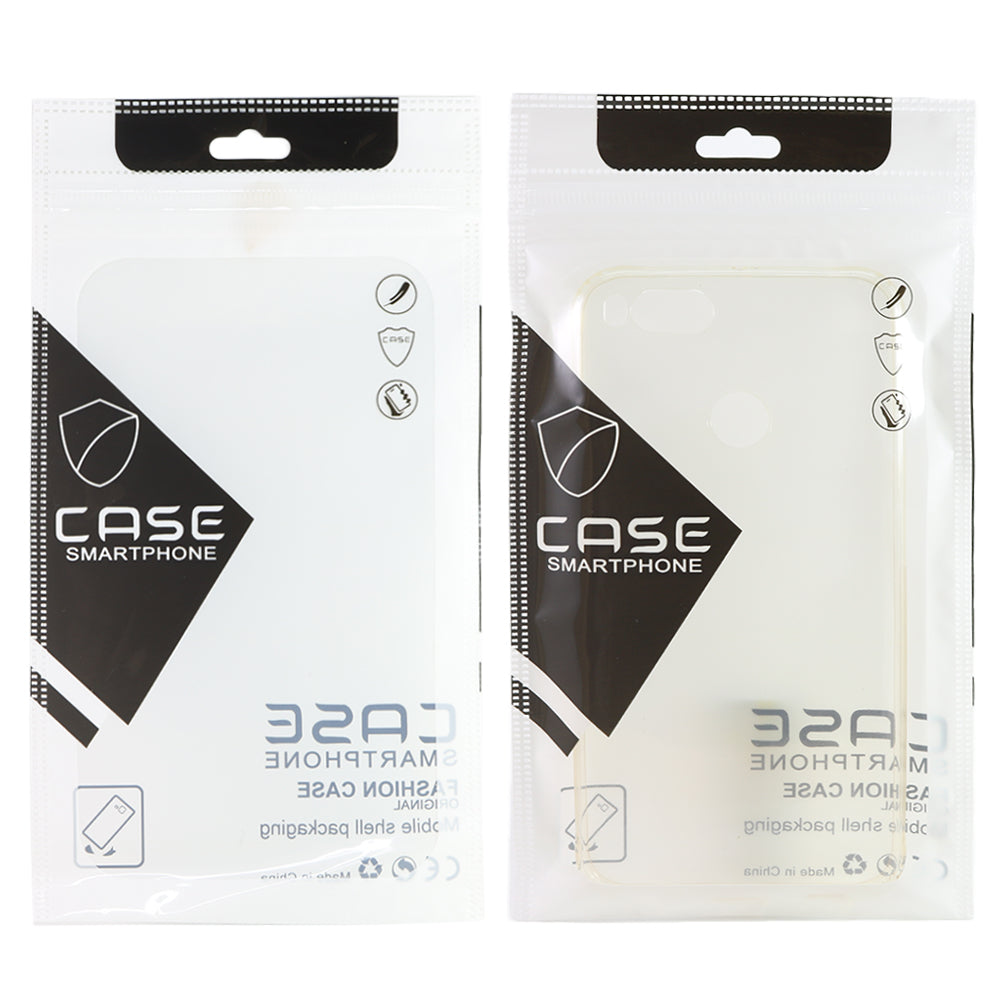 Glossy Clear Window Case Print Packaging Flat Zipper Seal Glossy Clear Window Case Print Packaging Flat Zipper Seal