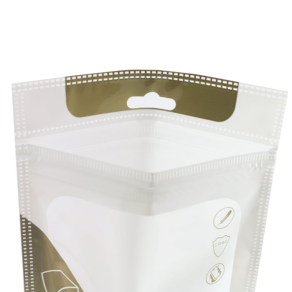 Glossy Clear Window Case Print Packaging Flat Zipper Seal Glossy Clear Window Case Print Packaging Flat Zipper Seal