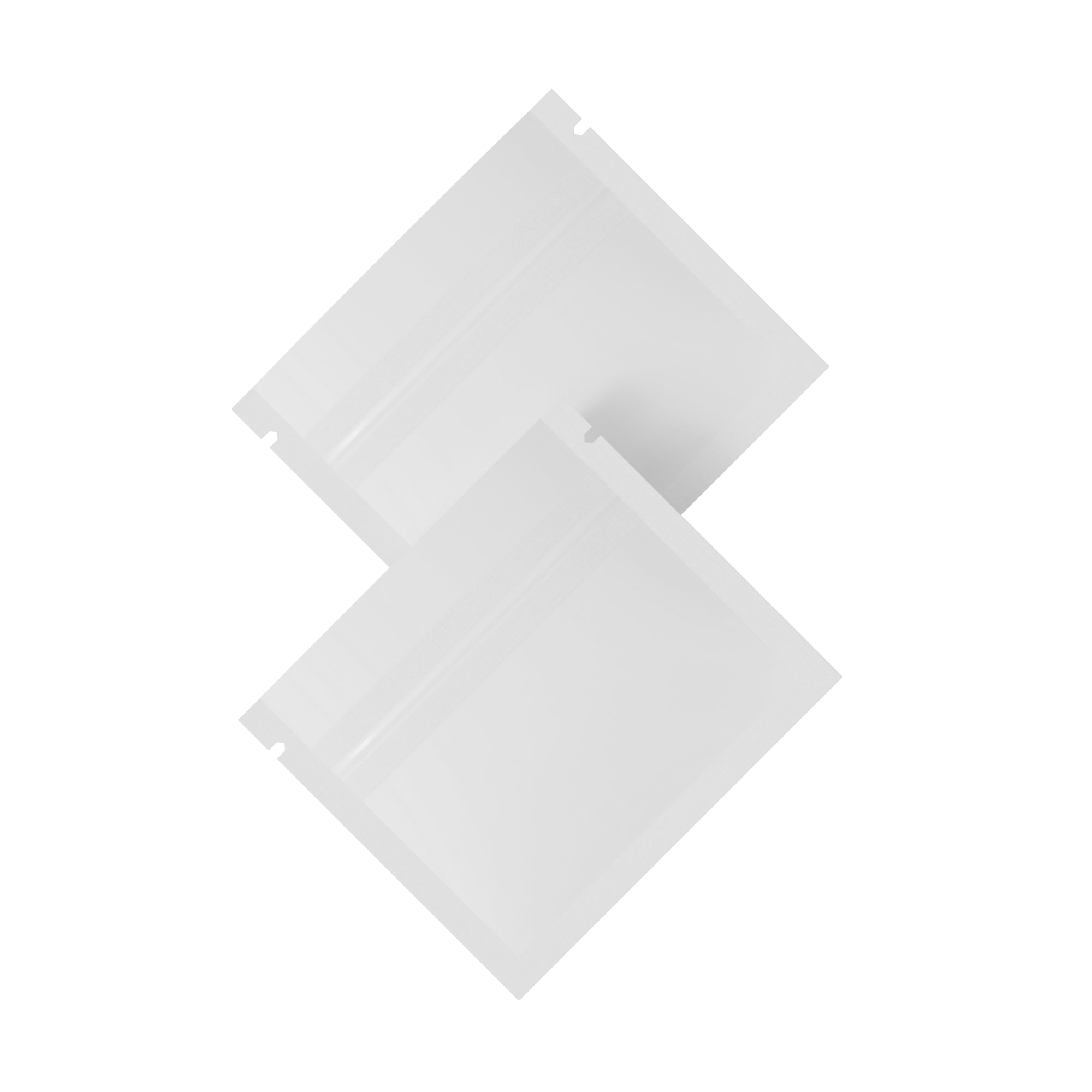 Glossy Double-Sided Arctic White Mini Mylar Foil Smell Proof Glossy Double-Sided Arctic White Mini Mylar Foil Smell Proof