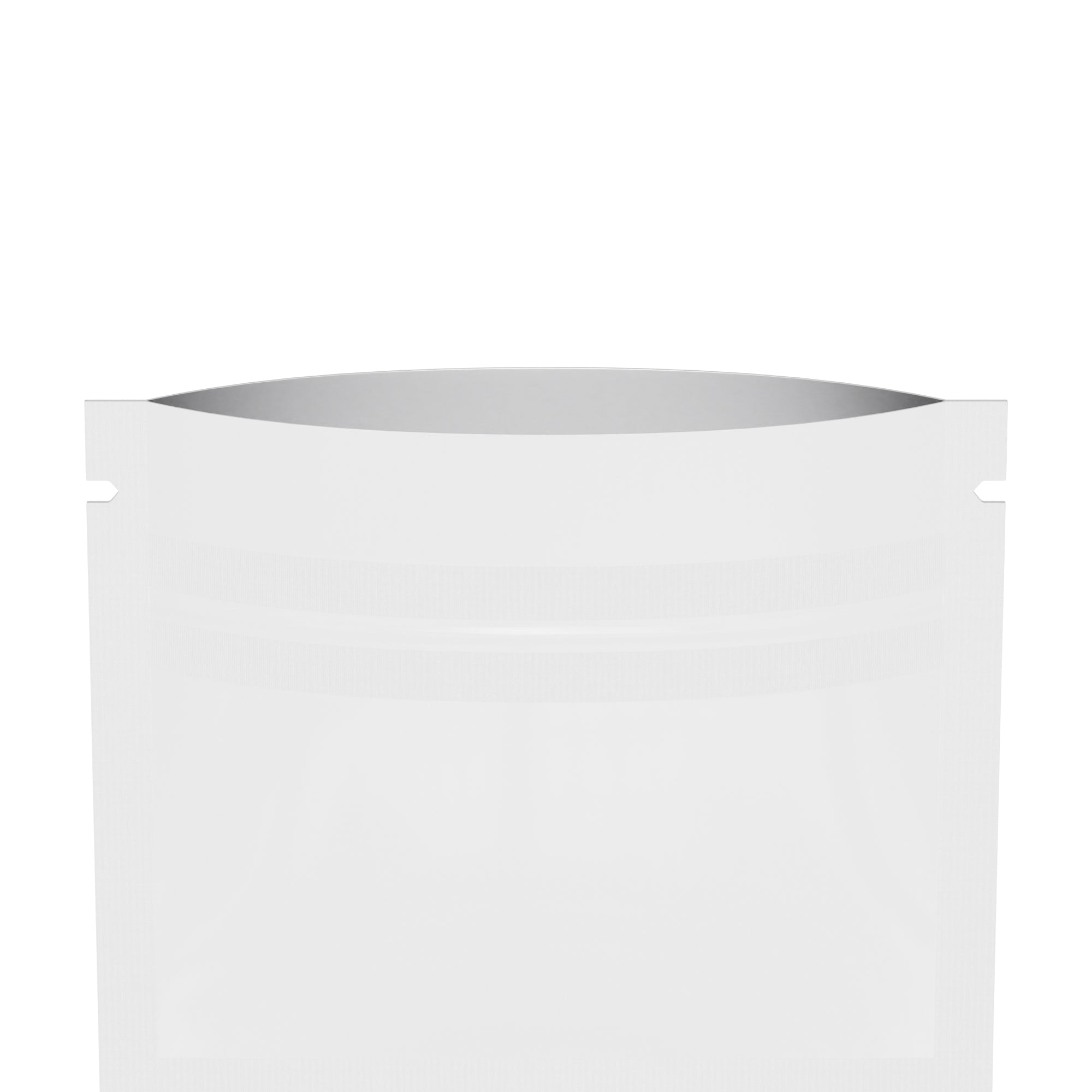 Glossy Double-Sided Arctic White Mini Mylar Foil Smell Proof Glossy Double-Sided Arctic White Mini Mylar Foil Smell Proof