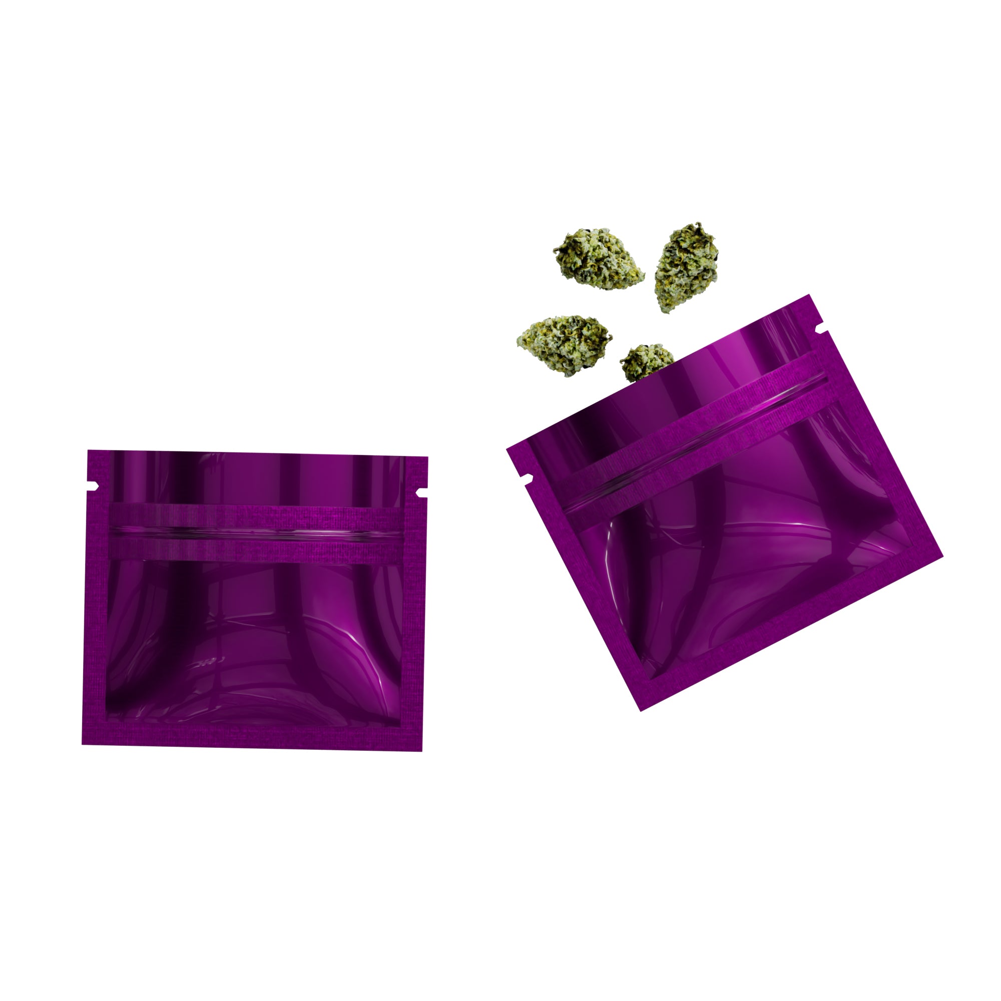 Glossy Double-Sided Deep Fuchsia Purple Mini Mylar Foil Glossy Double-Sided Deep Fuchsia Purple Mini Mylar Foil