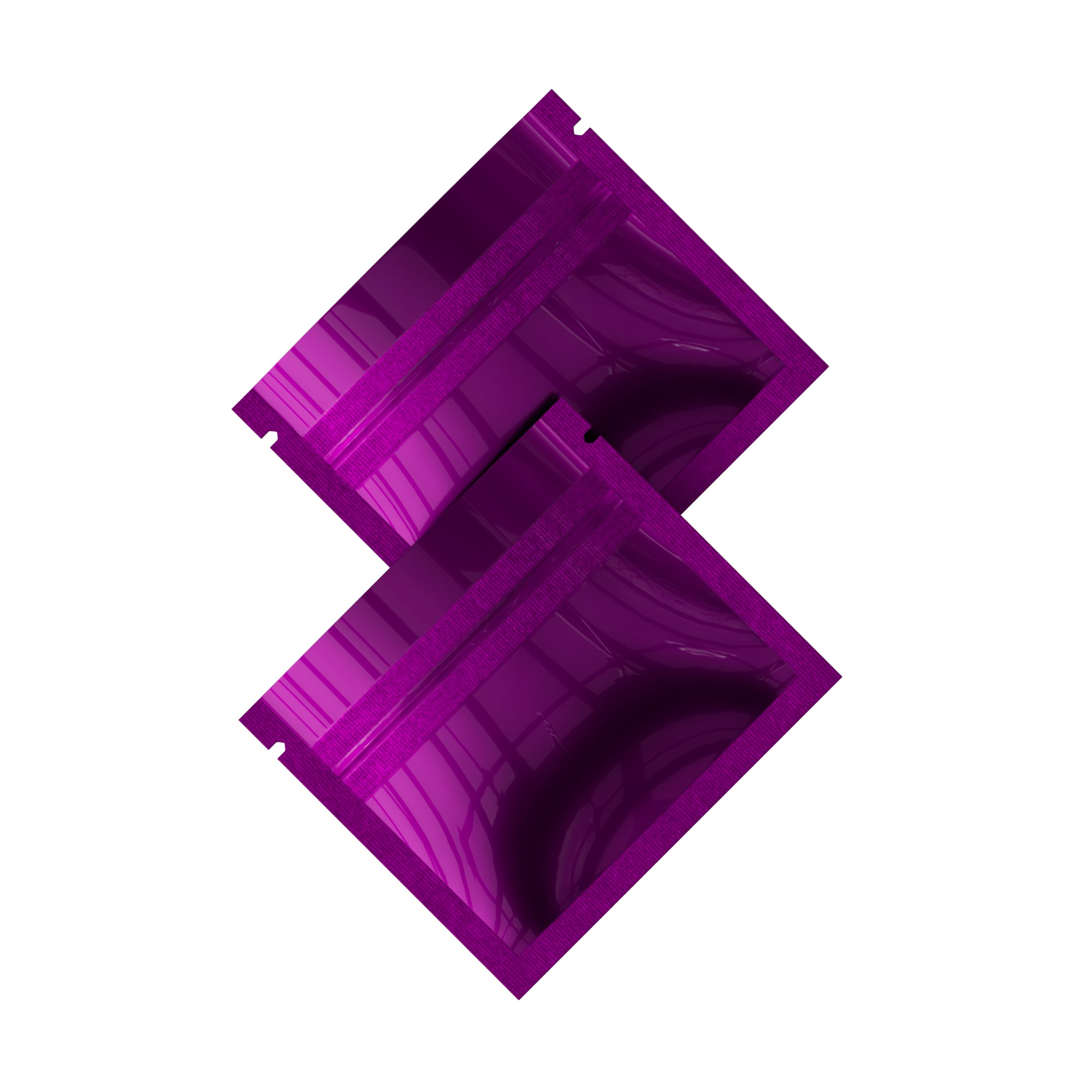 Glossy Double-Sided Deep Fuchsia Purple Mini Mylar Foil Glossy Double-Sided Deep Fuchsia Purple Mini Mylar Foil