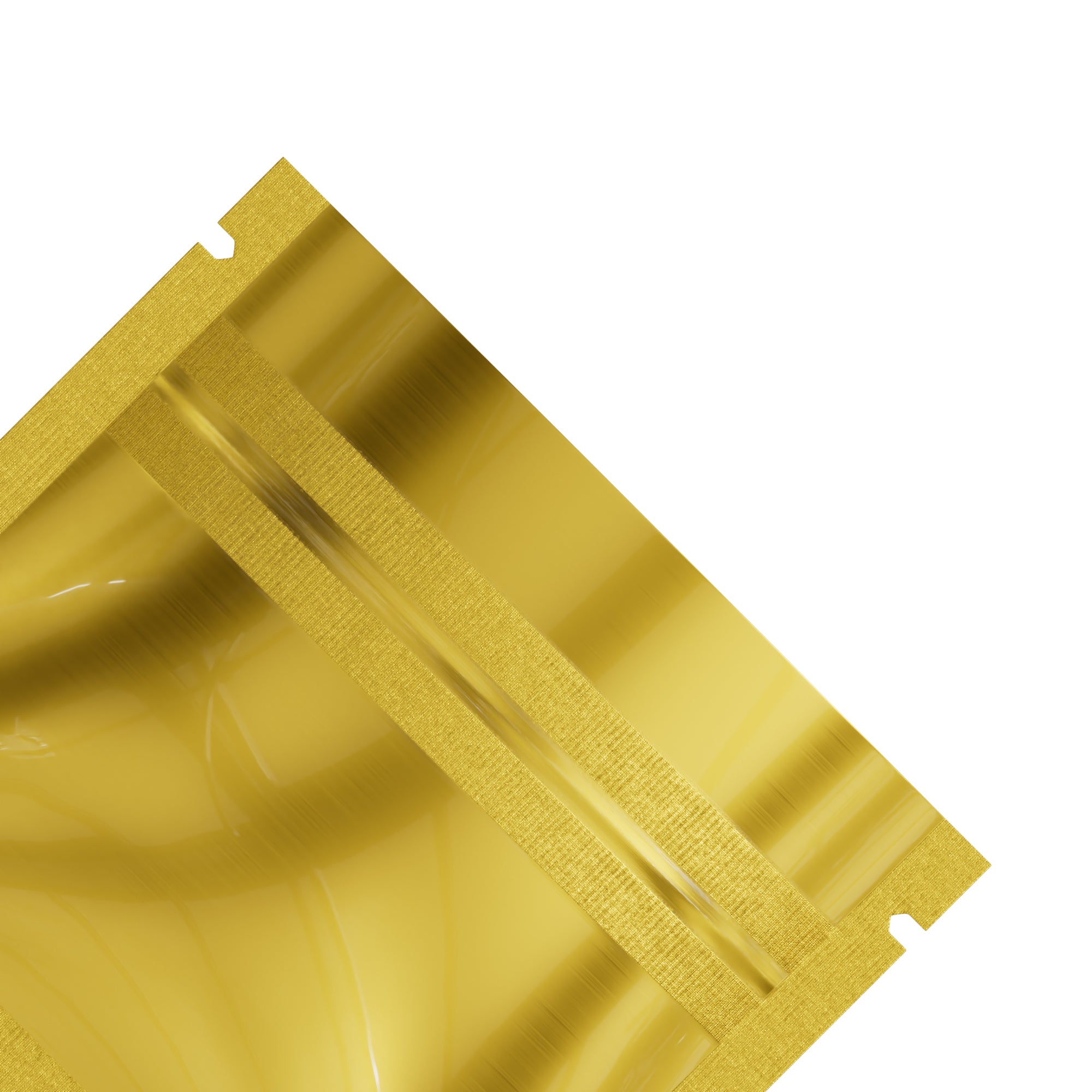 Glossy Double-Sided Gold Rush Mini Mylar Foil Smell Proof Glossy Double-Sided Gold Rush Mini Mylar Foil Smell Proof