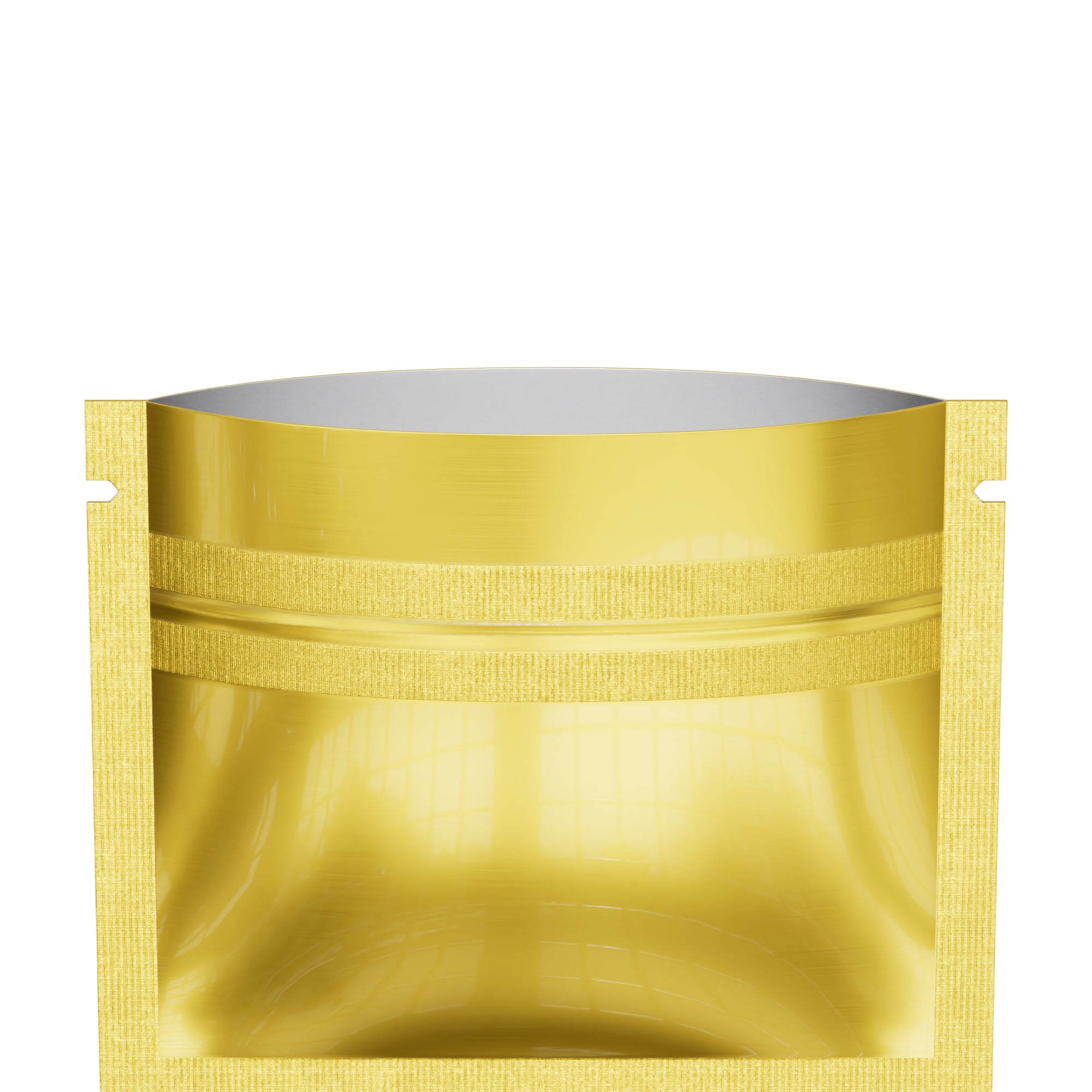Glossy Double-Sided Gold Rush Mini Mylar Foil Smell Proof Glossy Double-Sided Gold Rush Mini Mylar Foil Smell Proof