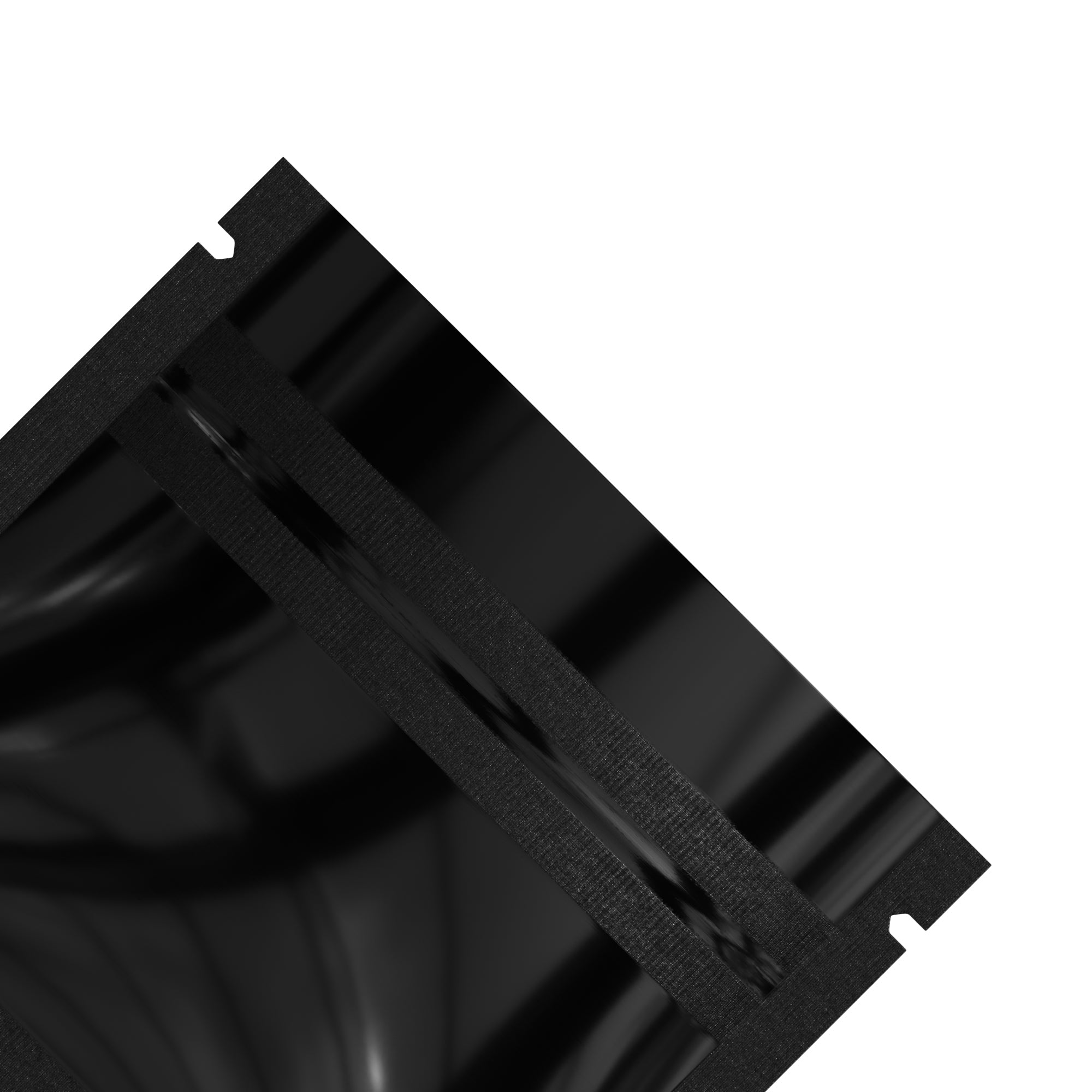 Glossy Double-Sided Mirror Black Mini Mylar Foil Smell Proof Glossy Double-Sided Mirror Black Mini Mylar Foil Smell Proof