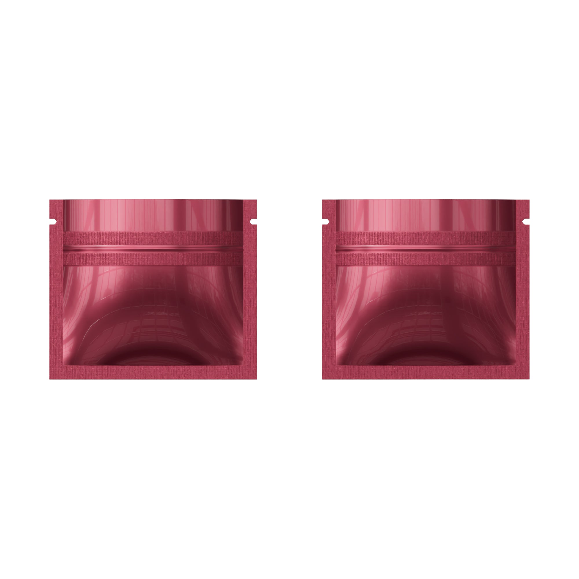 Glossy Double-Sided Muted Pink Mini Mylar Foil Smell Proof Glossy Double-Sided Muted Pink Mini Mylar Foil Smell Proof