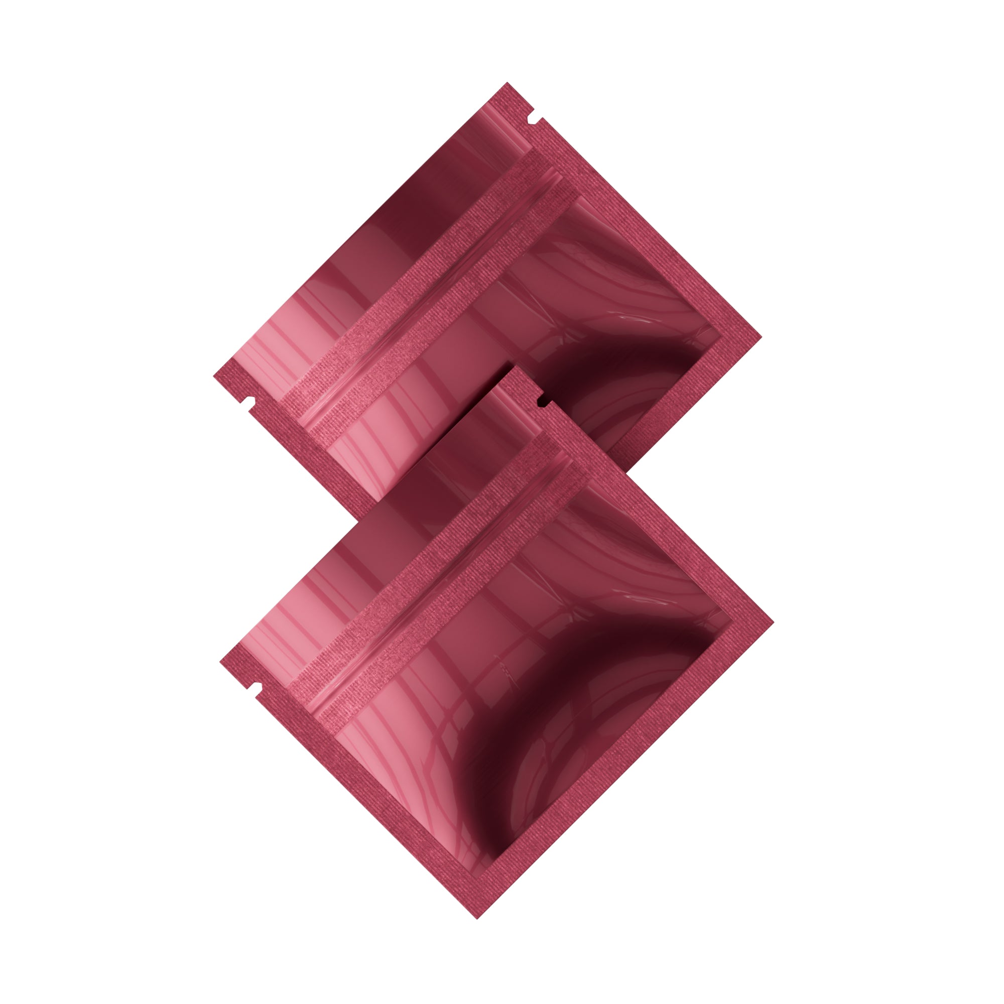 Glossy Double-Sided Muted Pink Mini Mylar Foil Smell Proof Glossy Double-Sided Muted Pink Mini Mylar Foil Smell Proof